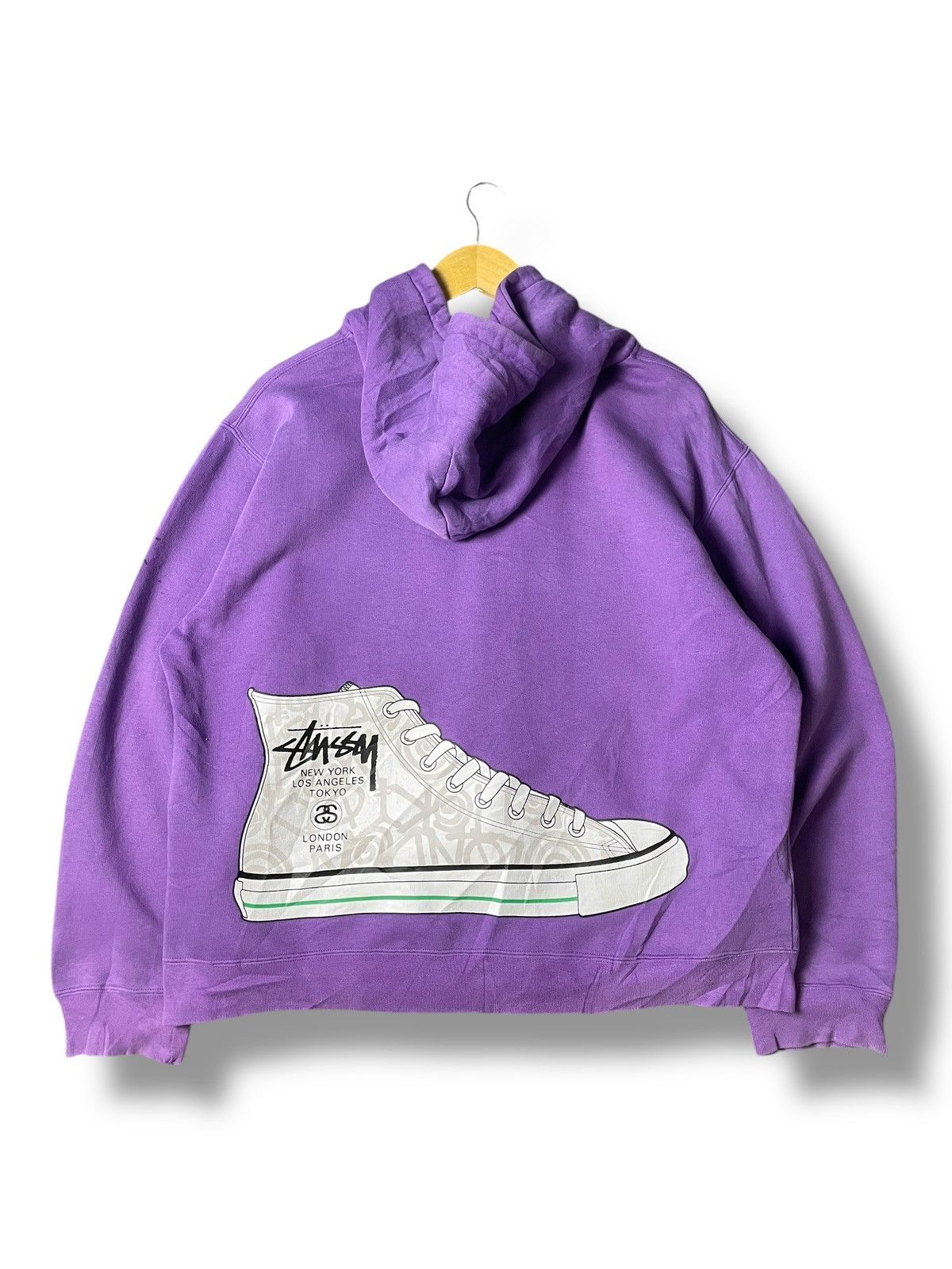 Stussy Stussy 90’s World Tour Masterpiece Hoodies (100) Size US M / EU 48-50 / 2 - 1 Thumbnail