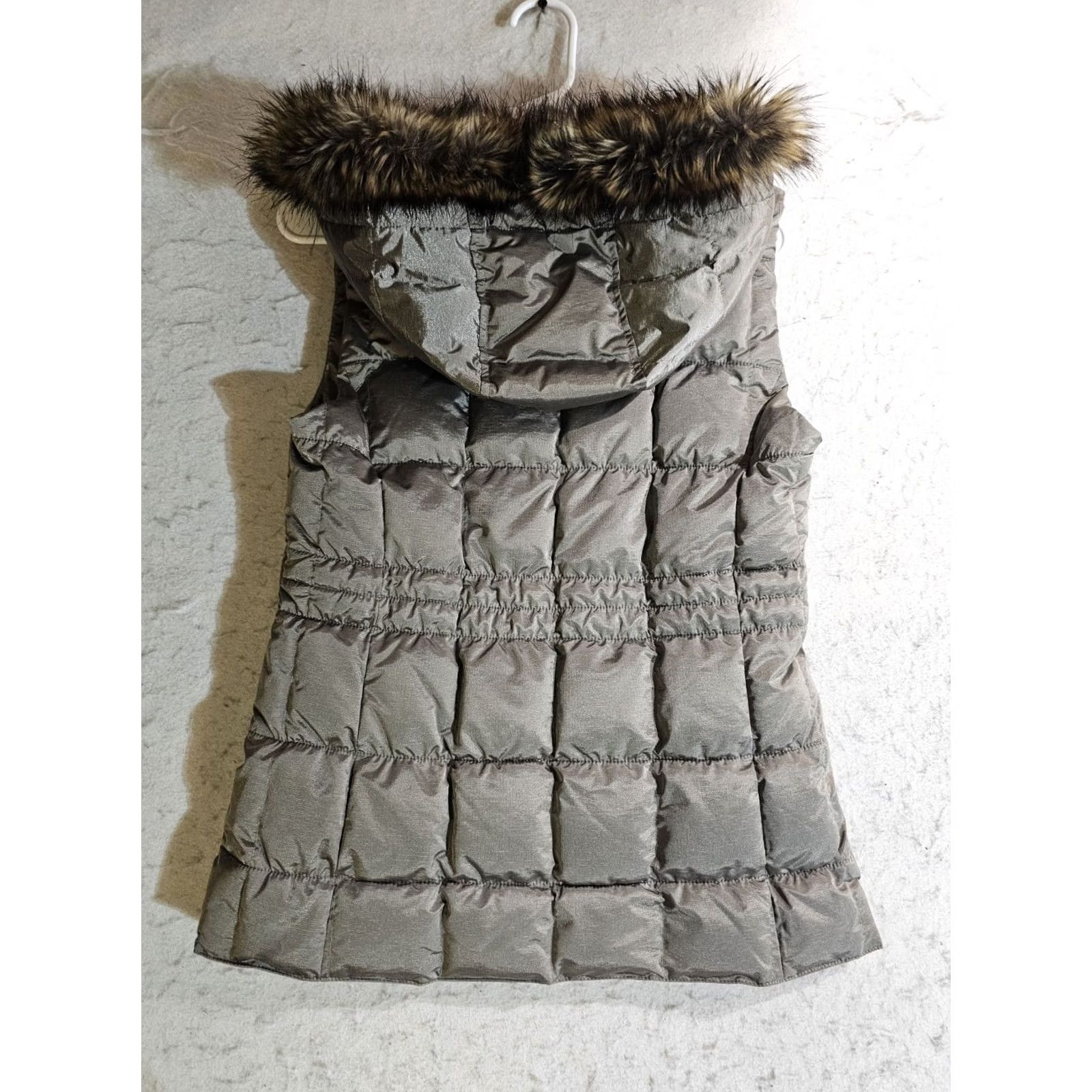 Eddie Bauer Eddie Bauer Women's Gray Down Puffer Vest Hood Full Zip XS Casual Outdoor Classic Size XS / US 0-2 / IT 36-38 - 6 Thumbnail