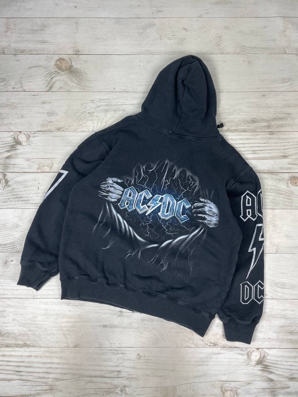 AC/DC Vintage AC/DC Hoodie Full Zip Rock Band Y2K 00s Size US XL / EU 56 / 4 - 14 Thumbnail
