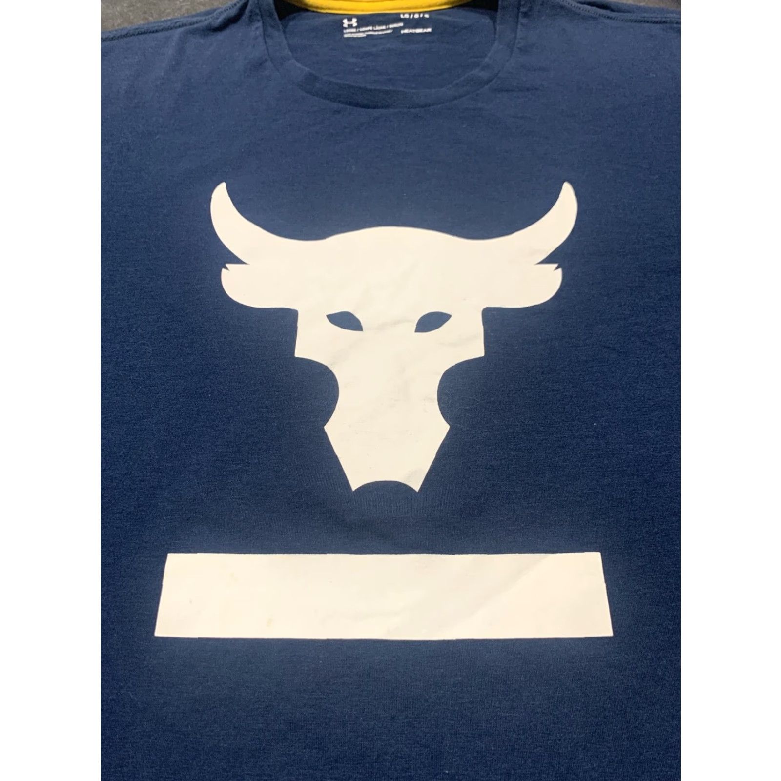 Under Armour VINTAGE Under Armour Project Rock T-Shirt Long Sleeve Men's Large Blue Activewear Athletic Clothing Size US L / EU 52-54 / 3 - 4 Thumbnail