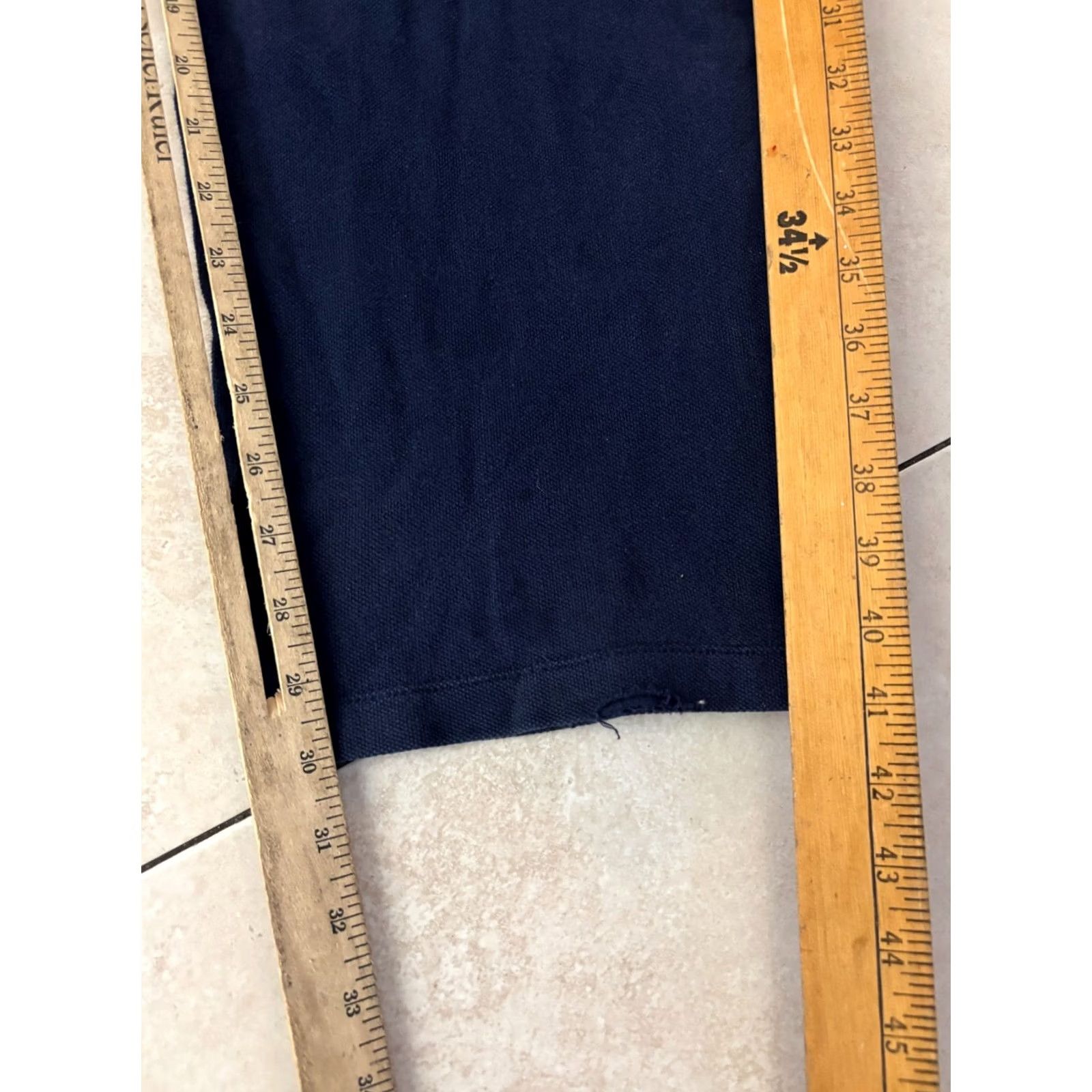 Ralph Lauren VINTAGE Ralph Lauren Polo Striped Pique Sweatpants Men 2XL Blue 90s Athleisure Logo Pant Mens Size US XXL / EU 58 / 5 - 6 Thumbnail