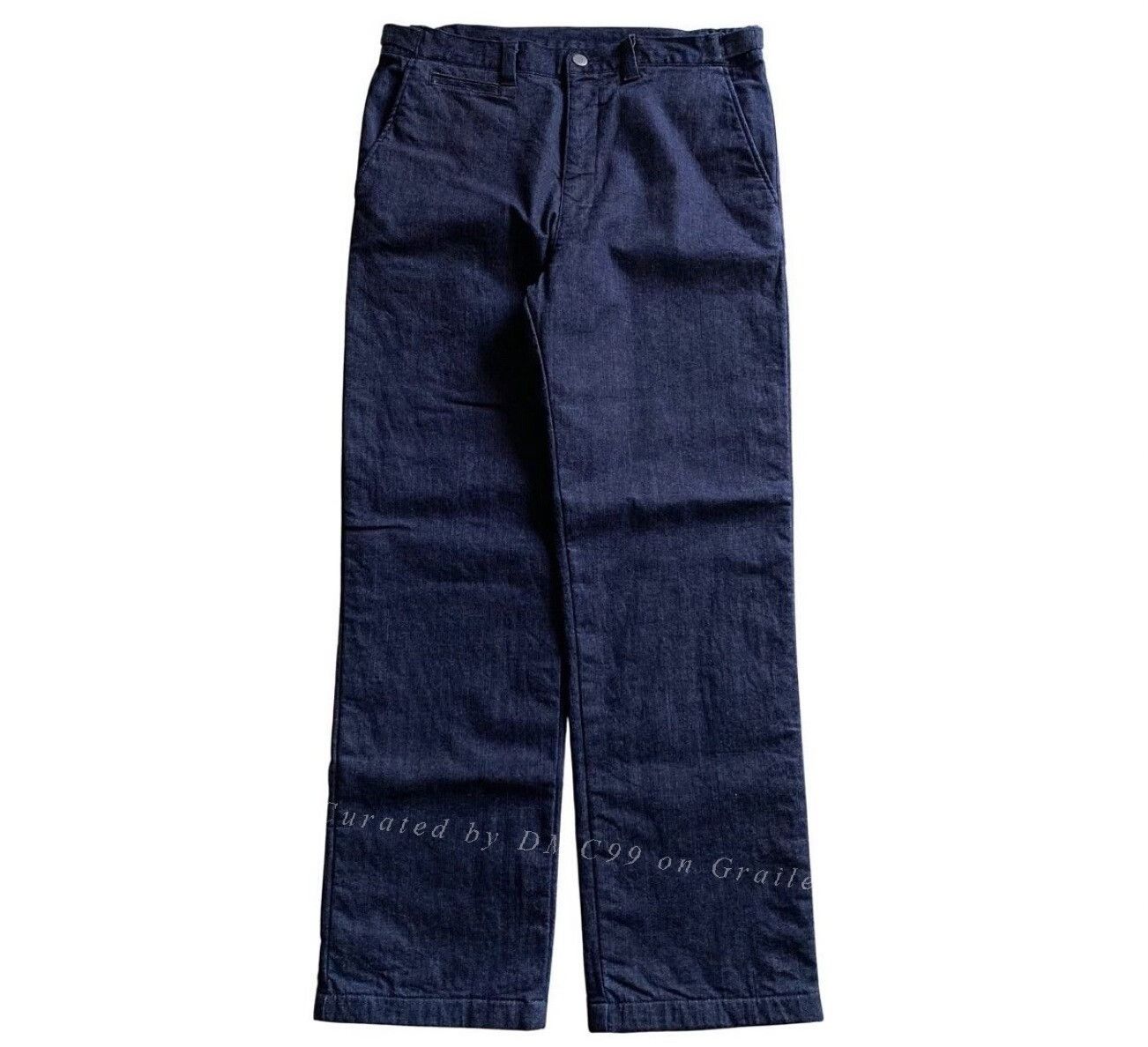 Vintage Archive Beaspo Indigo Denim Trousers Size US 30 / EU 46 - 1 Thumbnail