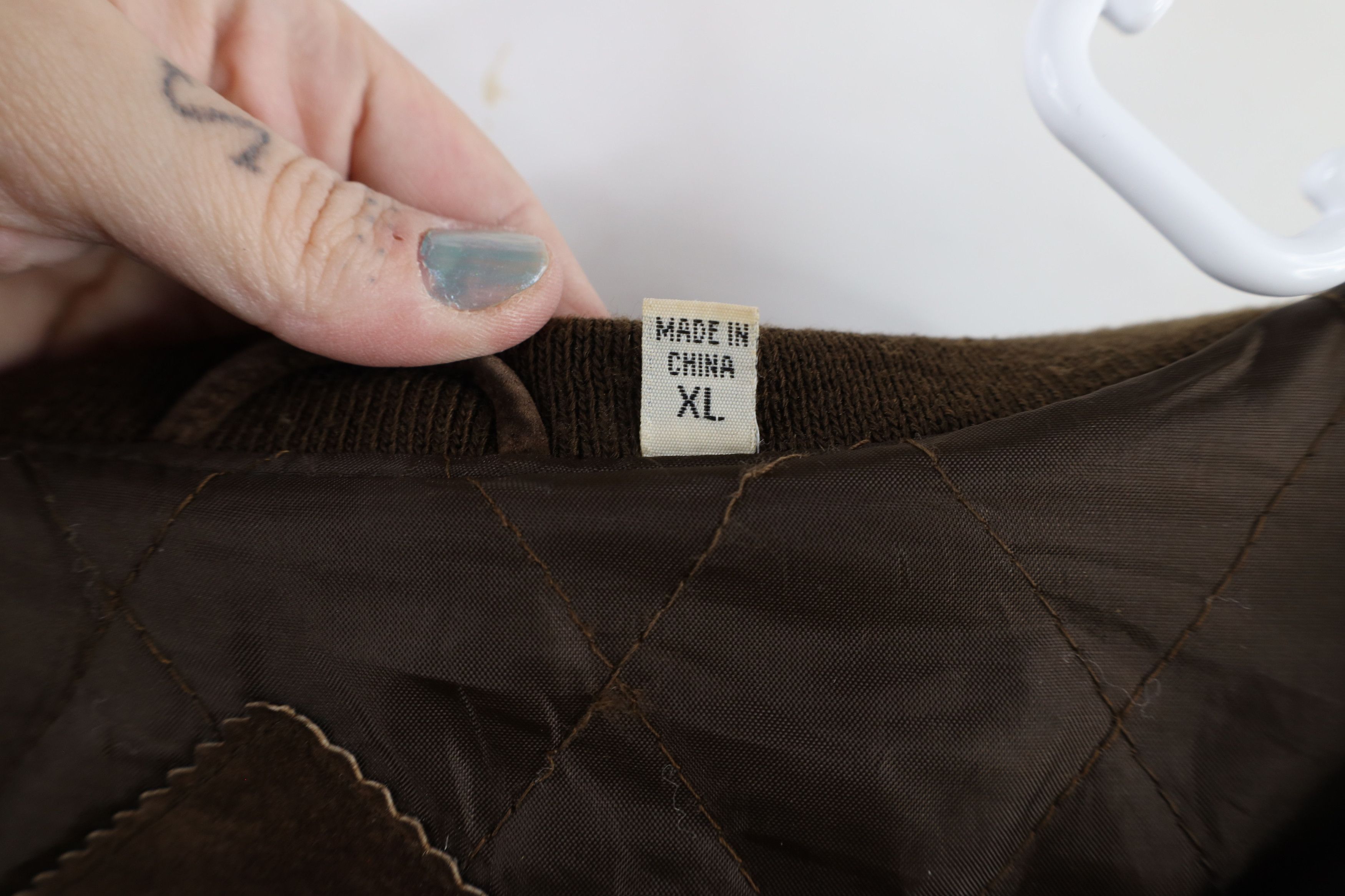 Vintage Vintage 90s Streetwear Suede Leather Flight Bomber Jacket Size US XL / EU 56 / 4 - 11 Thumbnail