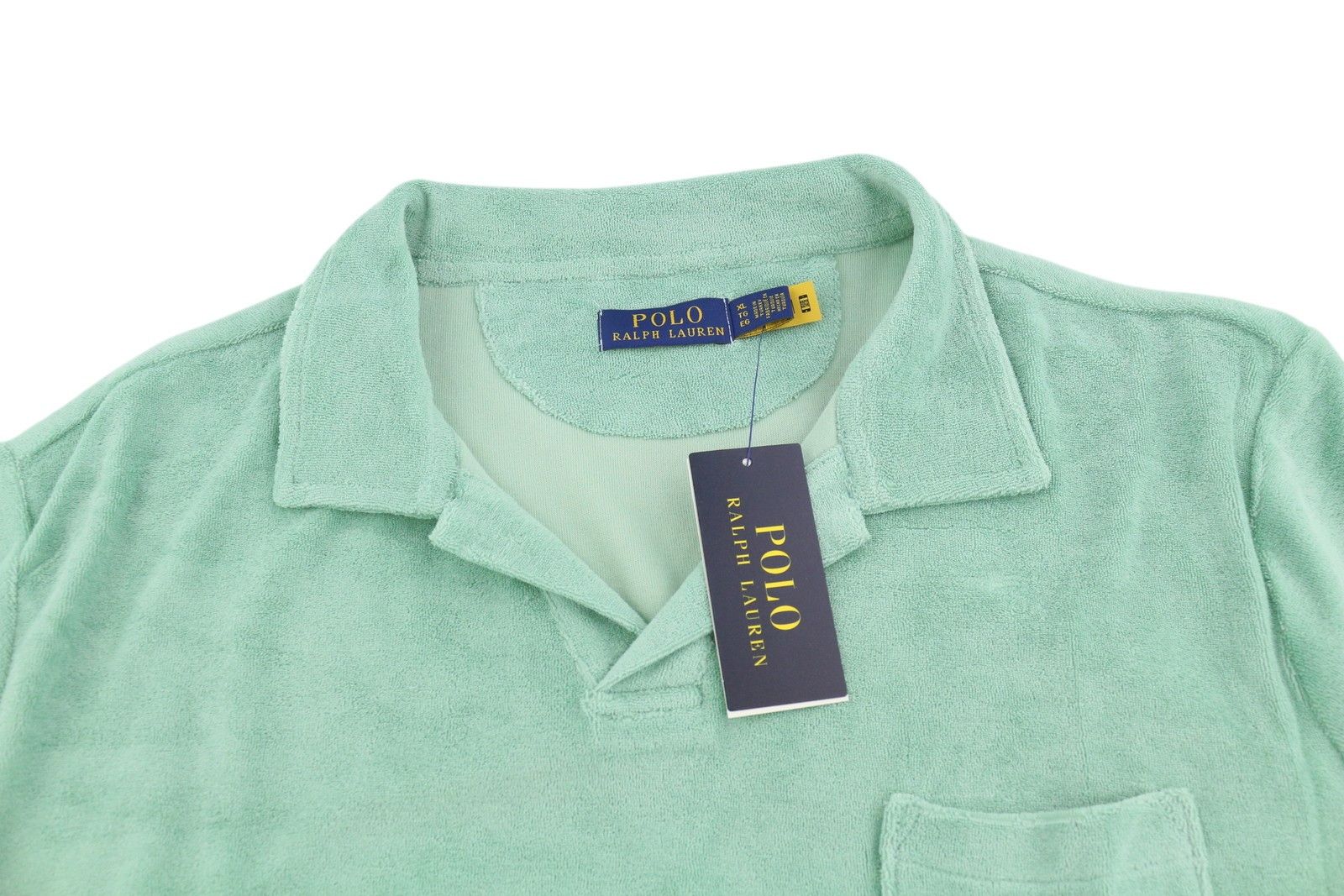 Polo Ralph Lauren XL Green Fleece Short Sleeve Patch Pocket T-Shirt 84567 Size US XL / EU 56 / 4 - 4 Thumbnail