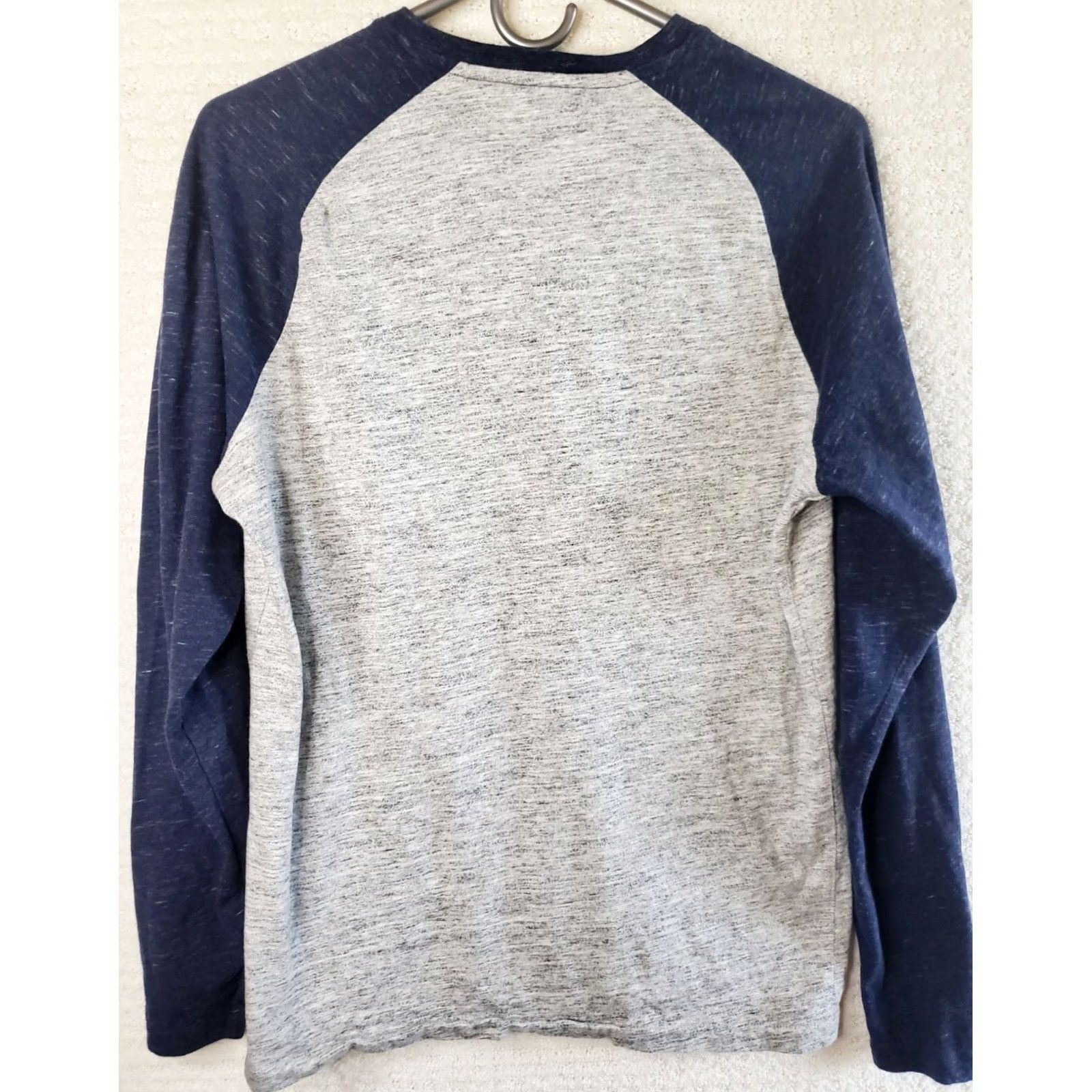 Vintage VINTAGE Hawker Rye Shirt Henley Baseball Style Long Sleeve 3/4 Sleeve Mens XLT Gray Blue NWOT Size US XL / EU 56 / 4 - 5 Thumbnail
