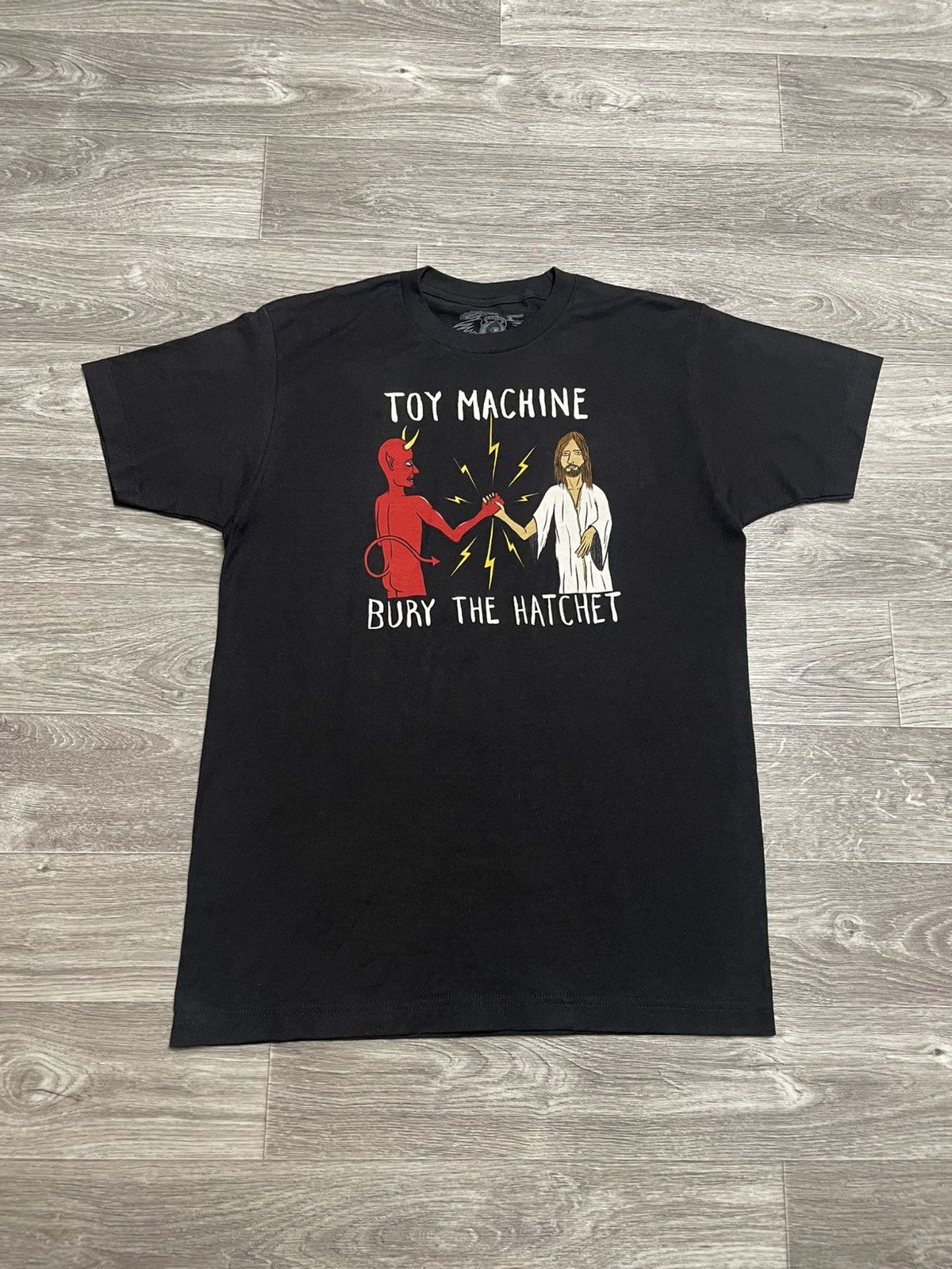 Toy Machine Vintage Toy Machine Bury The Hatchet Jesus SK8 T-Shirt Size US M / EU 48-50 / 2 - 1 Thumbnail