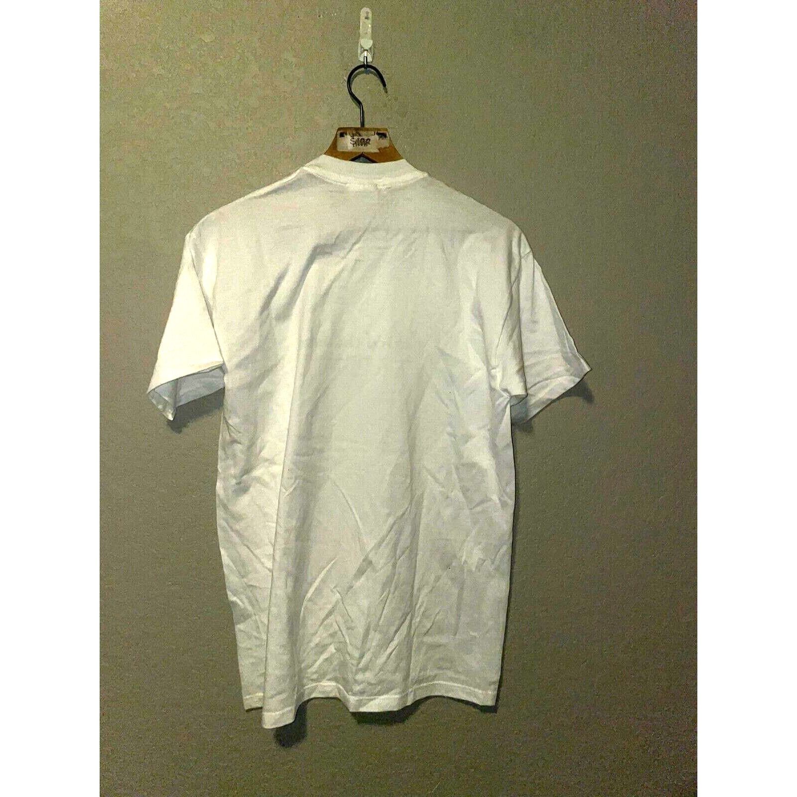 Jerzees Vintage New Mexico I Skied The Face Red River White M Shirt Size US M / EU 48-50 / 2 - 5 Thumbnail
