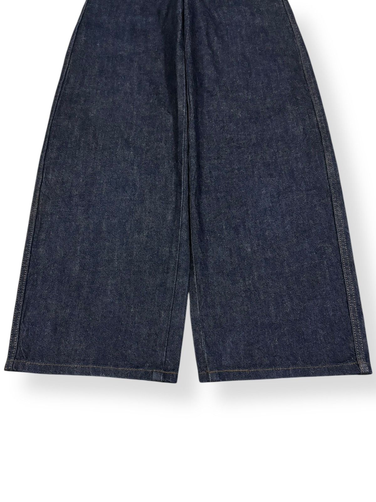 Lemaire × Uniqlo Vintage Uniqlo x Lemaire Dark Blue Wide Leg Baggy Jeans Size 25" / US 0 / IT 36 - 4 Thumbnail