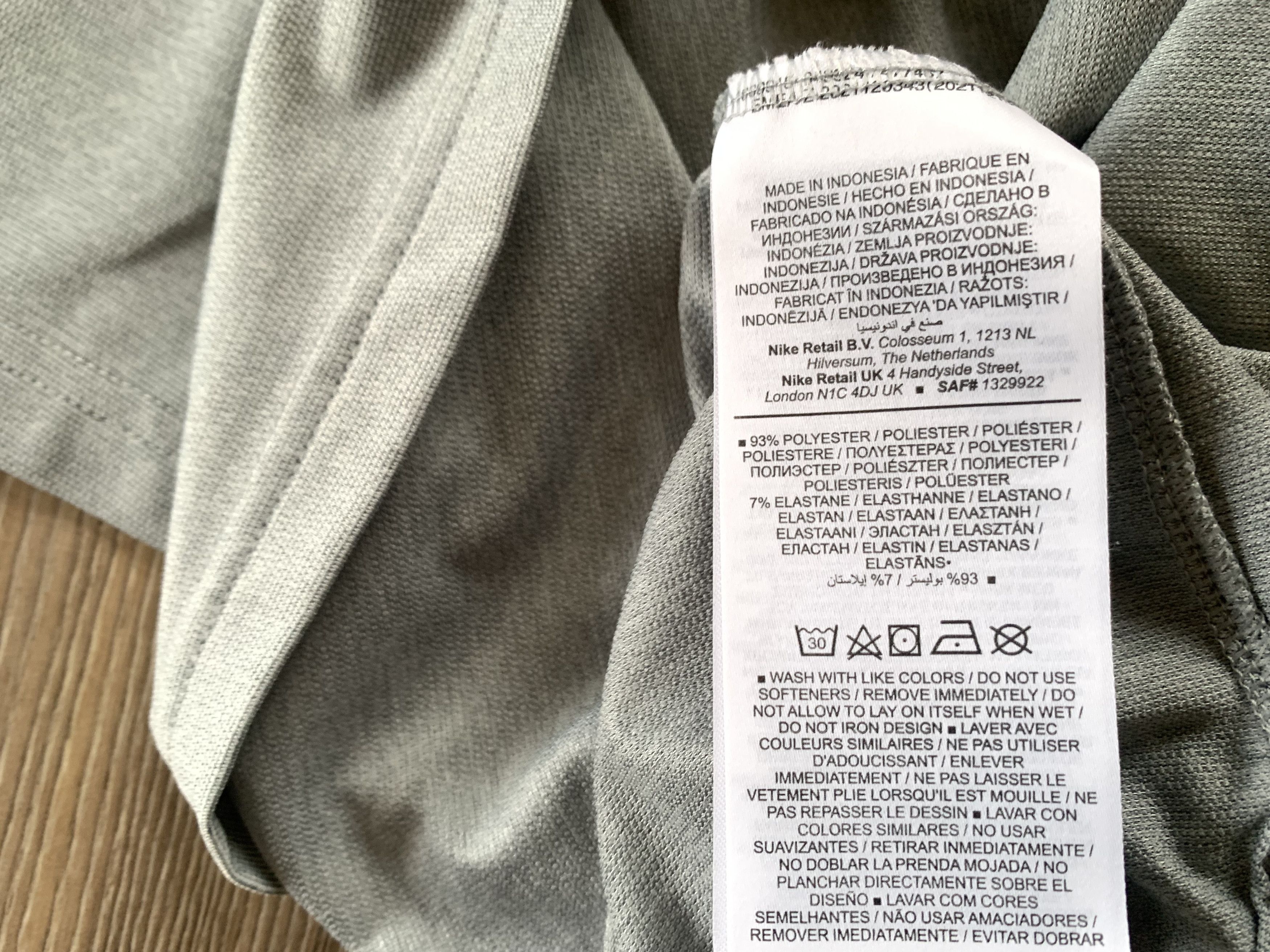 Nike Nike Pro Grey Training T Shirt Size US M / EU 48-50 / 2 - 8 Thumbnail