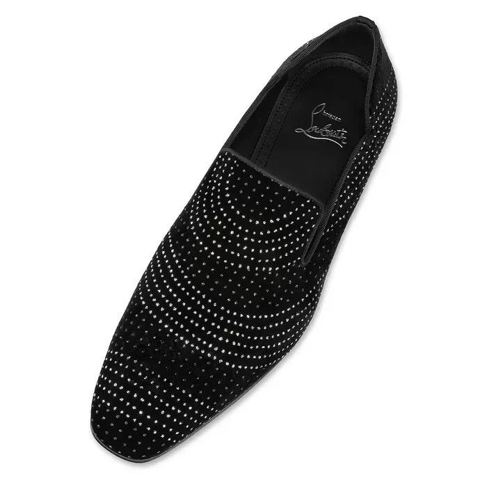 Christian Louboutin o1s1wg111224 Dandy Chick Orlato Flat in Black Size US 9 / EU 42 - 3 Thumbnail