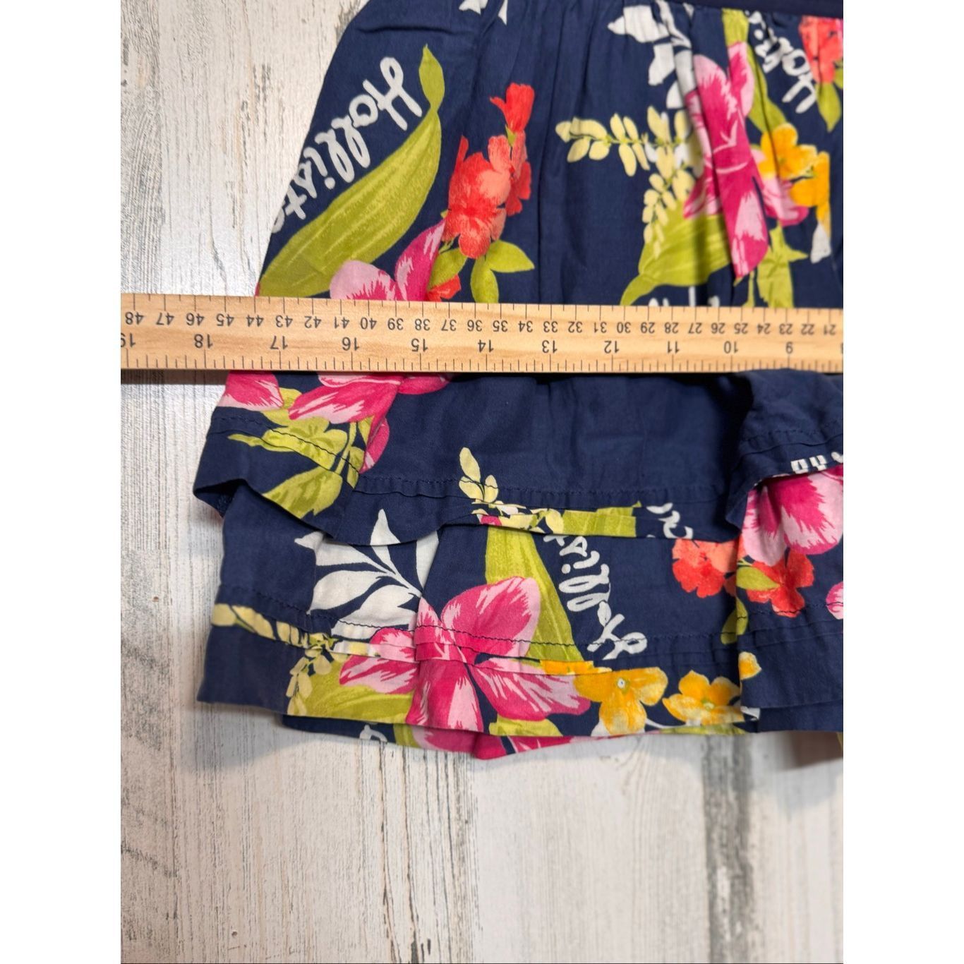 Hollister Hollister Floral Ruffle Mini Skirt Navy Size S Size 26" / US 2 / IT 38 - 9 Thumbnail