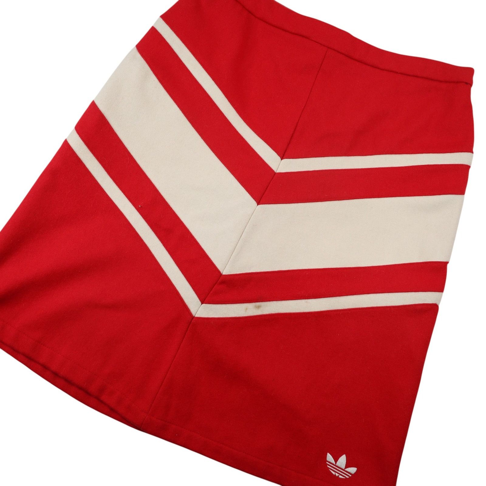 Adidas × Vintage Vintage Y2k SAMPLE Adidas x Carlo Gruber Chevron Wool Skirt Size 30" / US 8 / IT 44 - 2 Thumbnail
