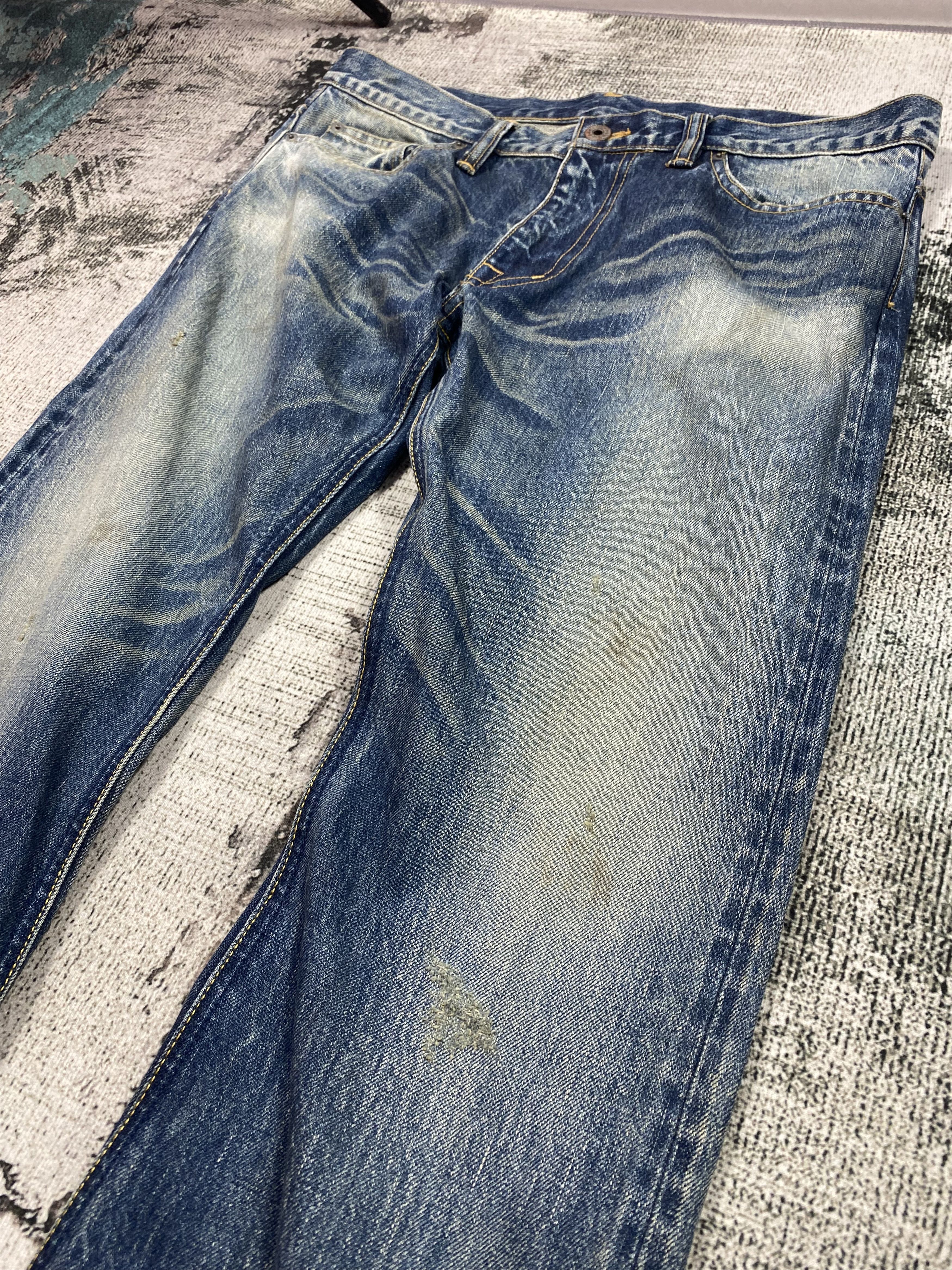 JACKROSE GRAIL🔥Japanese Jack Rose Flared Bootcut Distress Denim Size US 36 / EU 52 - 5 Thumbnail