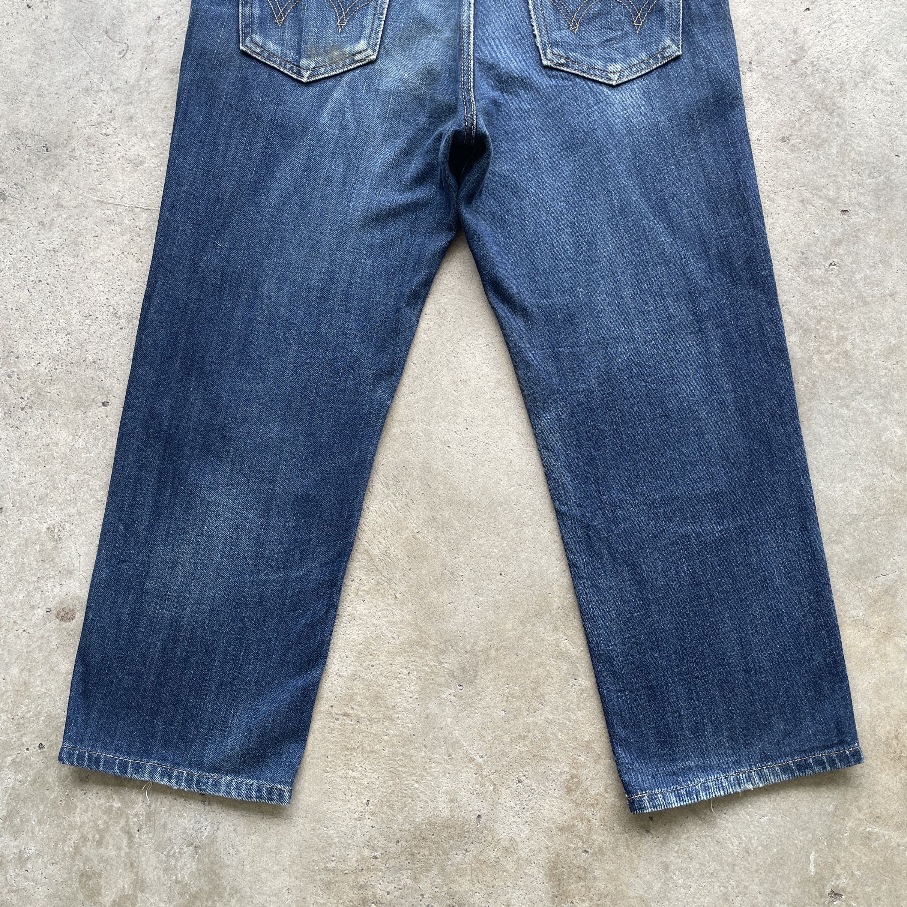 Edwin W34x25 Vintage Edwin 503 Jeans Faded Denim Pants Size US 34 / EU 50 - 10 Thumbnail