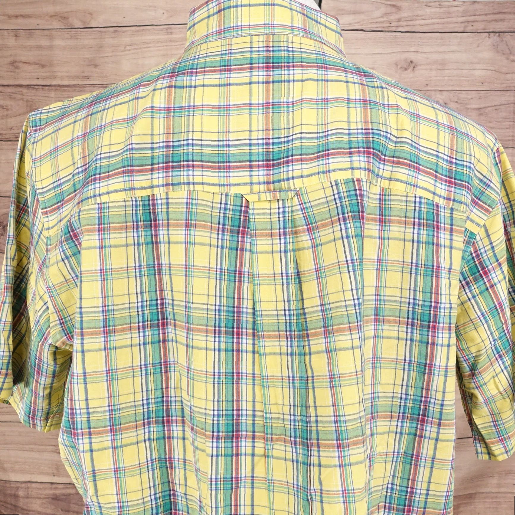 Chaps CHAPSEASY CARE YELLOW PLAID BUTTON UP SHIRT MENS XL Size US XL / EU 56 / 4 - 5 Thumbnail