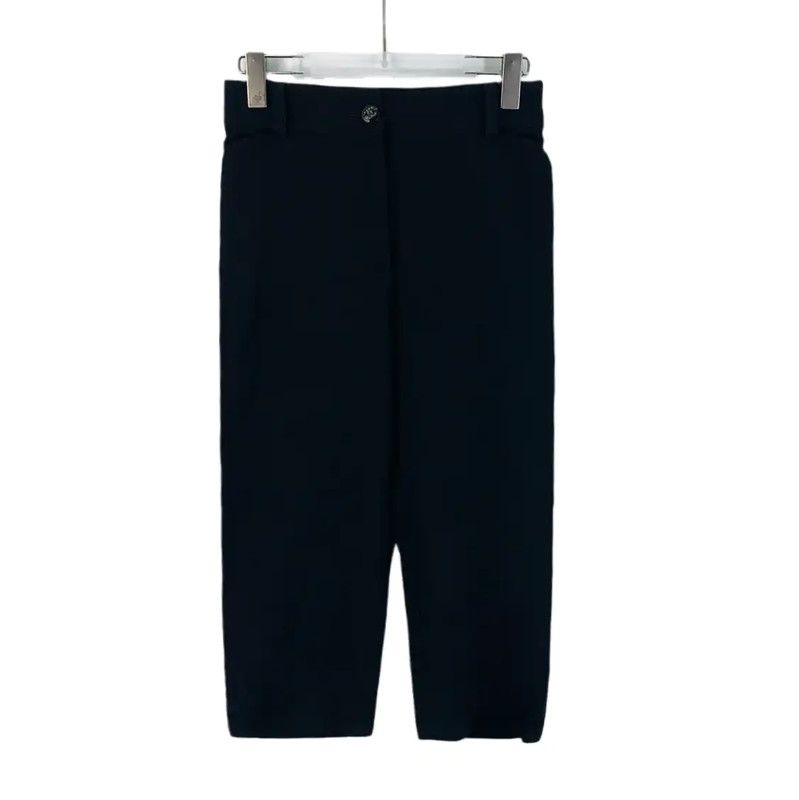 Chanel Chanel Black Casual Pants for Women 0089 Size 22" - 1 Thumbnail