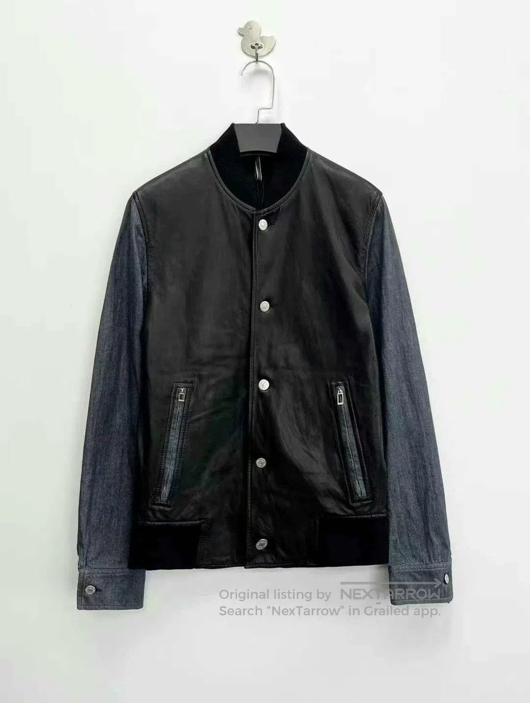 Dior dior black lambskin baseball jacket unisex. Size US M / EU 48-50 / 2 - 1 Thumbnail