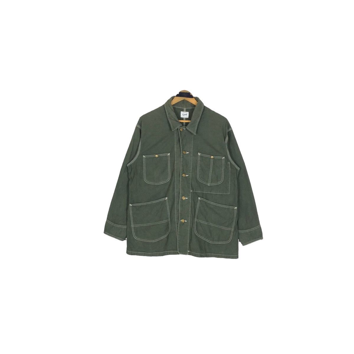 Lee Vintage 90s LEE Union Made Sanforized Button Up Shirt Size US M / EU 48-50 / 2 - 2 Thumbnail