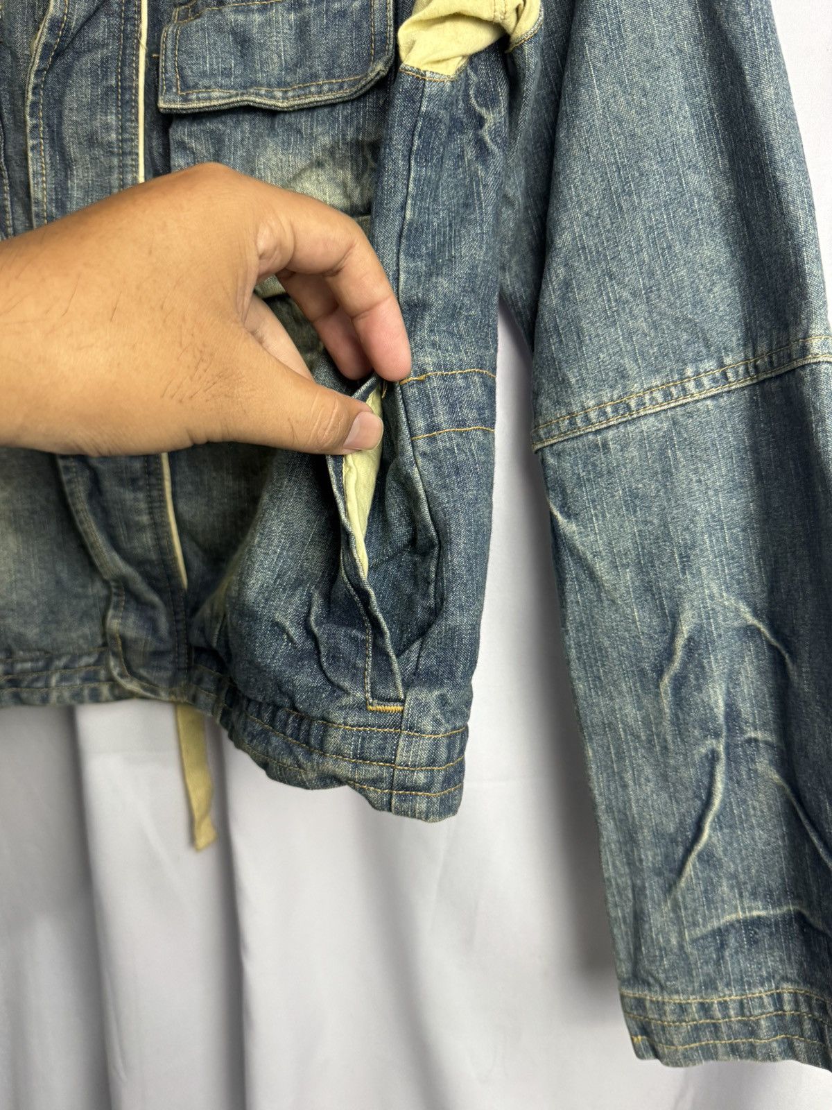 GOA Bono Boxy Denim Jacket Japanese Cheeno Size US S / EU 44-46 / 1 - 4 Thumbnail