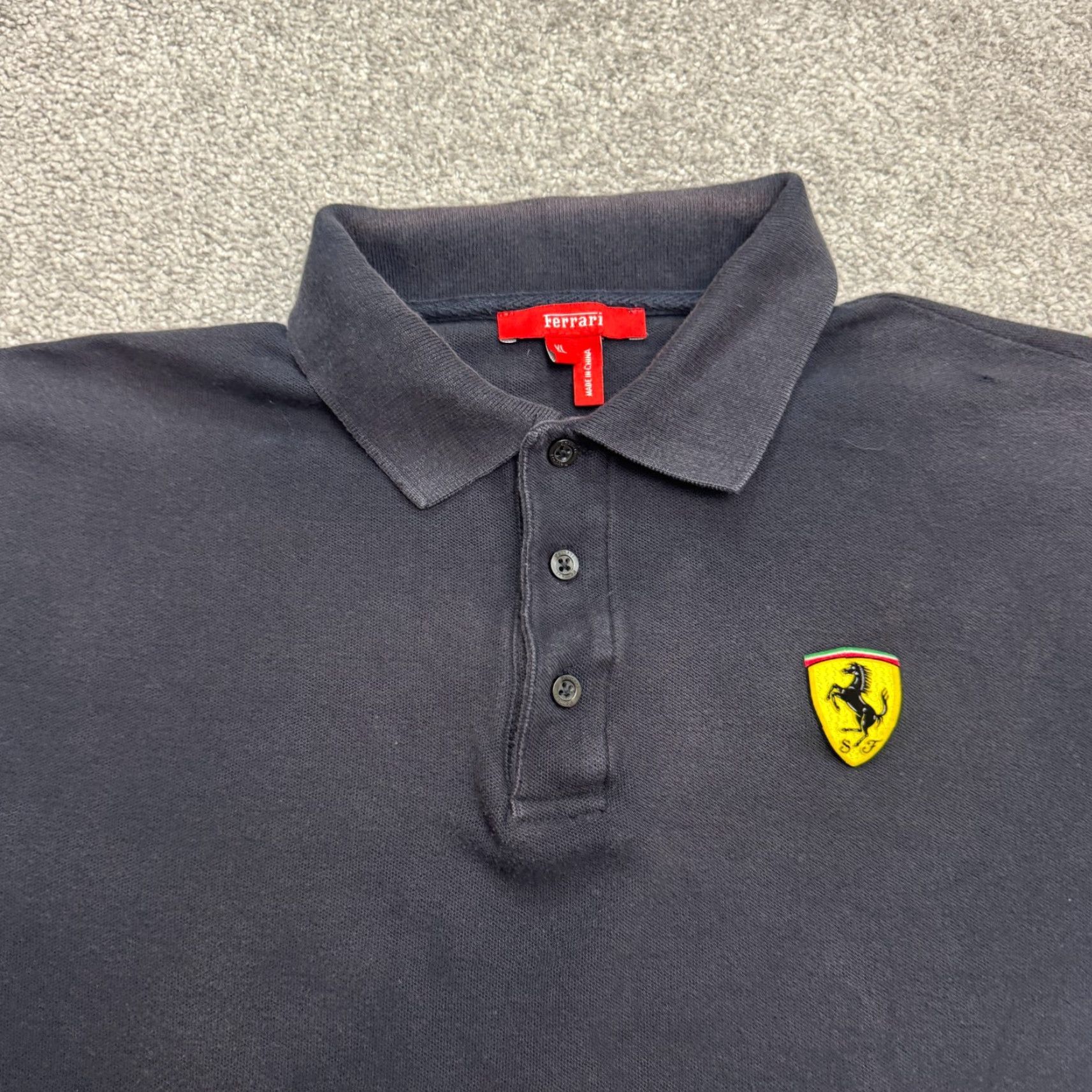 Ferrari Scuderia Ferrari Polo Shirt Mens XL Black Short Sleeve Logo Racing Cars Size US XL / EU 56 / 4 - 3 Thumbnail
