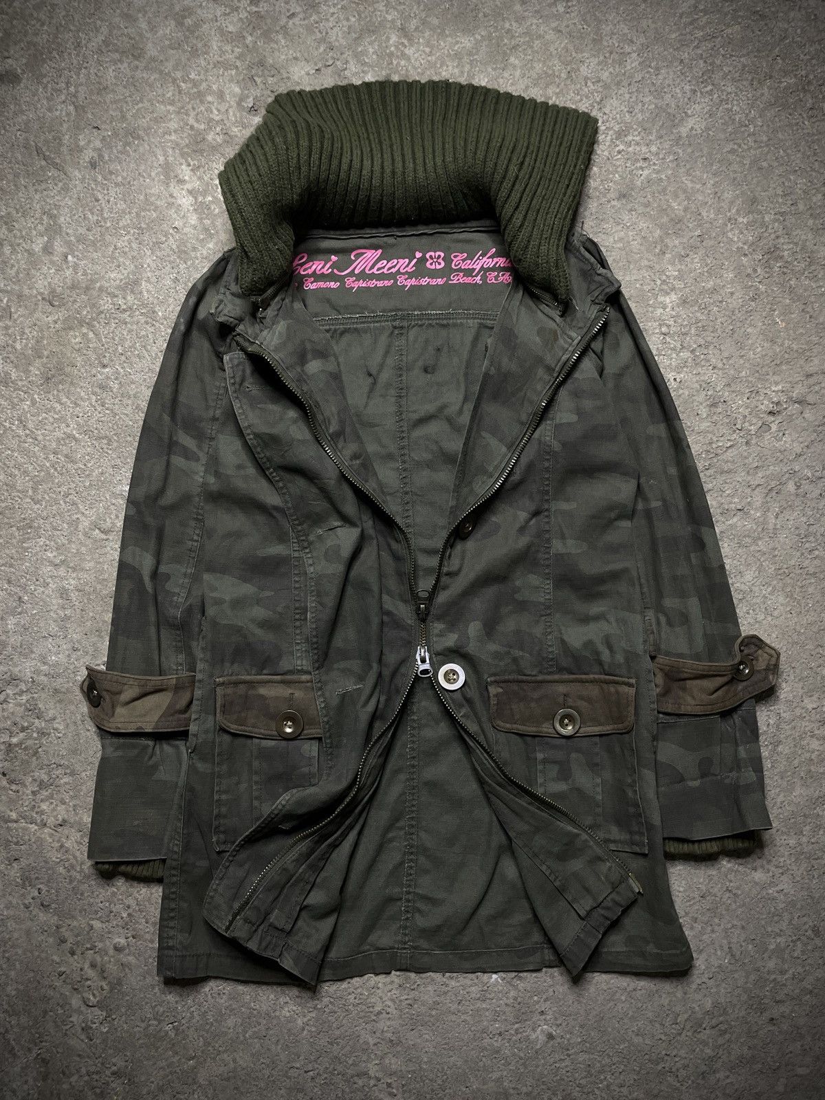 Japanese Brand 2000’s Public Space - Apocalypse Style Camo Parka Size US M / EU 48-50 / 2 - 8 Thumbnail