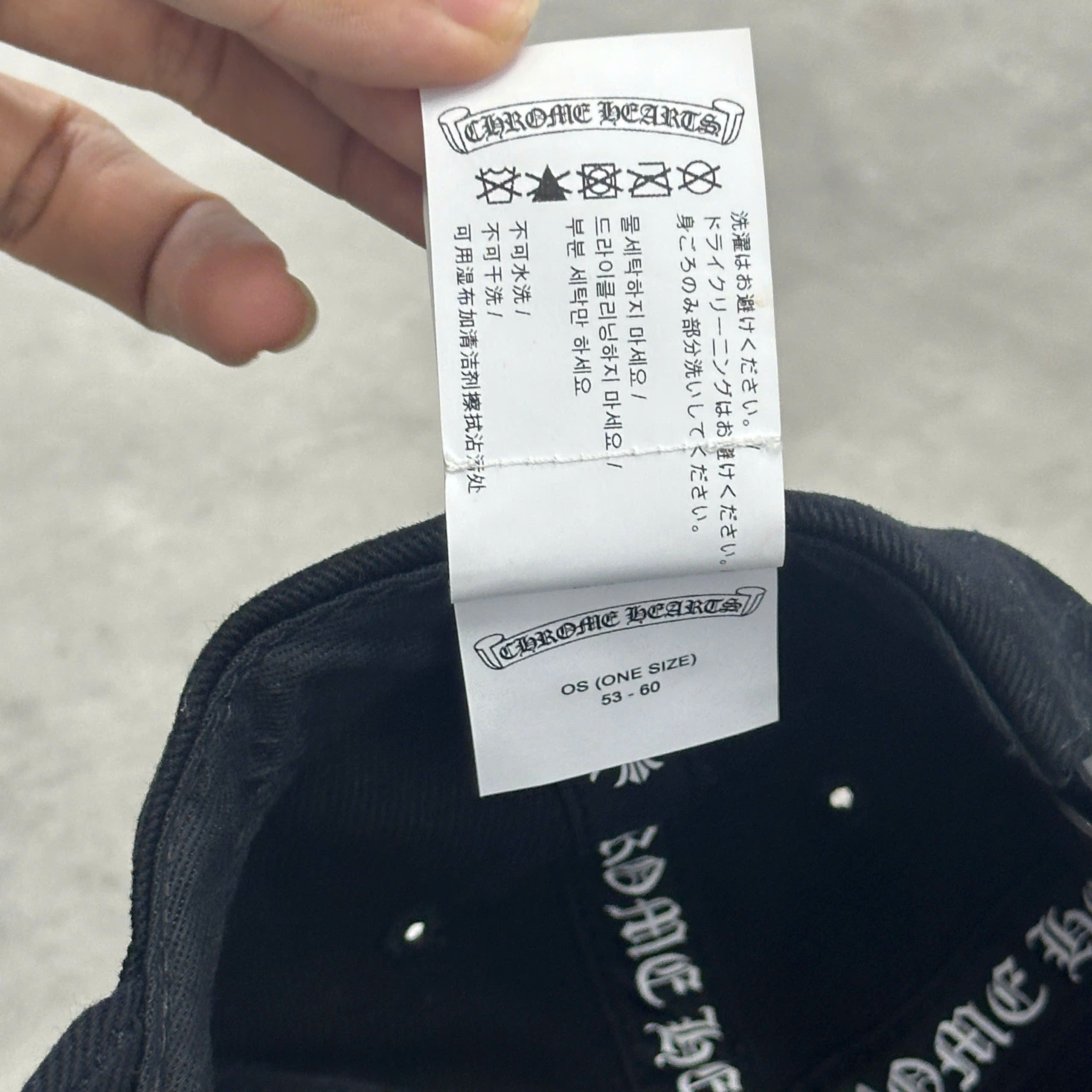 Chrome Hearts CHROME HEARTS Horseshoe Denim Hat BLACK Size ONE SIZE - 8 Thumbnail
