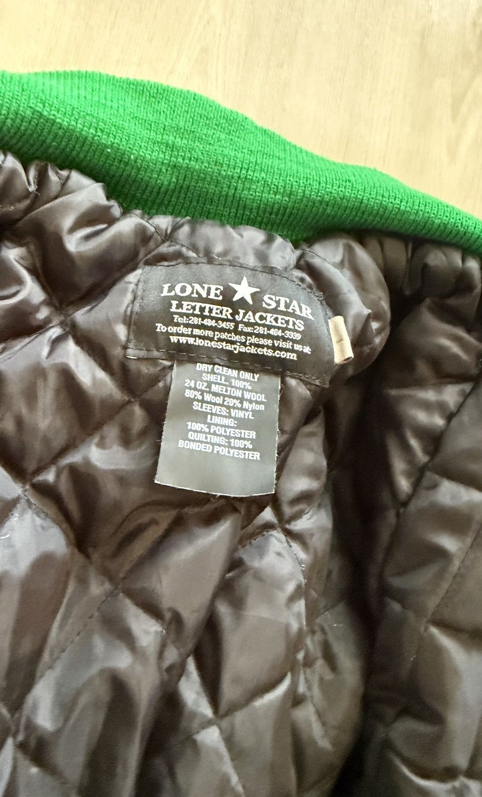 Vintage Texas Star Green Letterman Varsity Jacket Sz L Wool Size US L / EU 52-54 / 3 - 12 Thumbnail