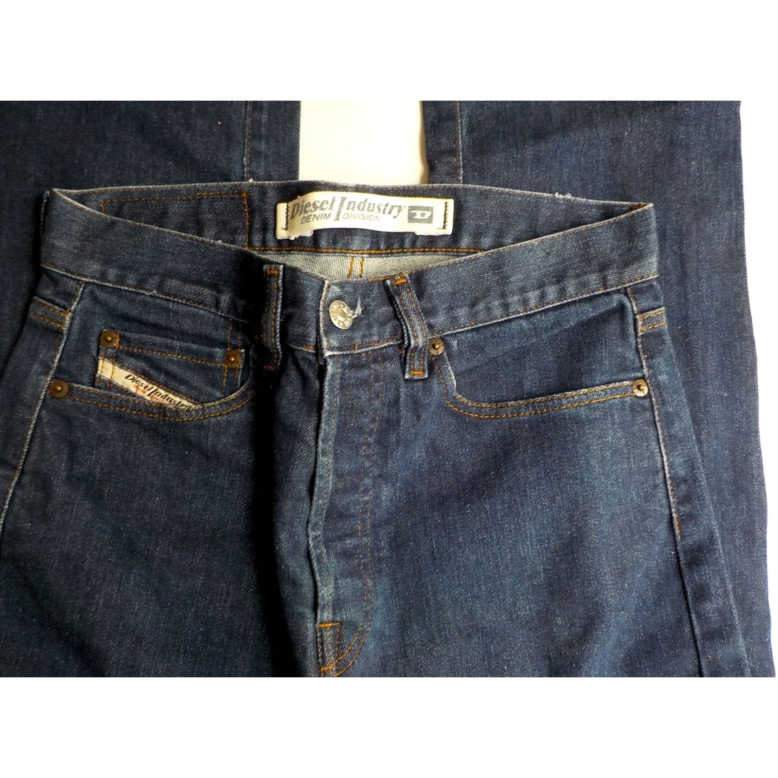 Diesel Diesel Jeans Blue Button Fly Straight Leg SZ 30 Italy Womens Size 30" / US 8 / IT 44 - 2 Thumbnail
