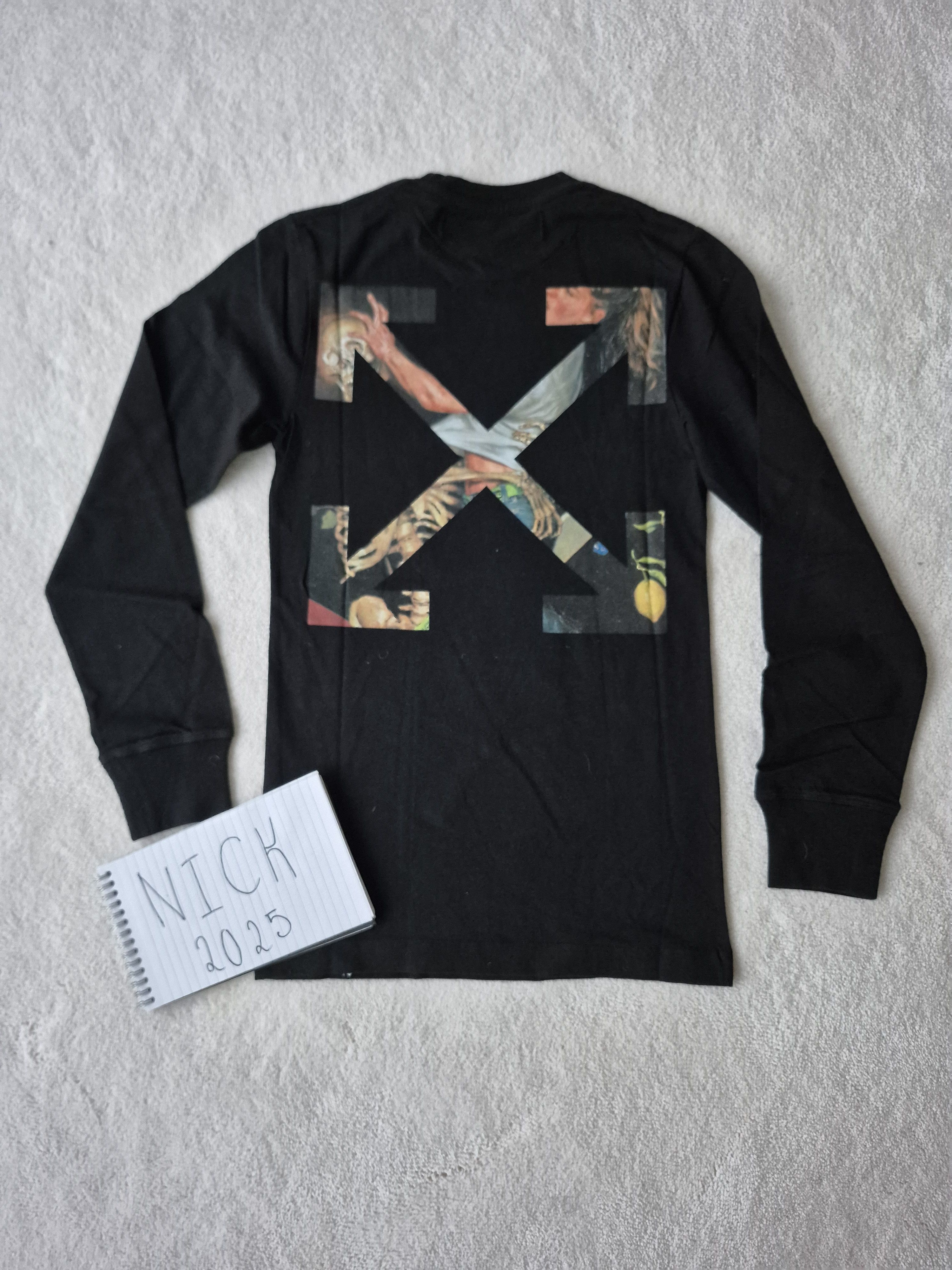 Off-White Off White Pascal Arrows Virgil XXS Virgil Long Sleeve Size US XXS / EU 40 - 1 Thumbnail