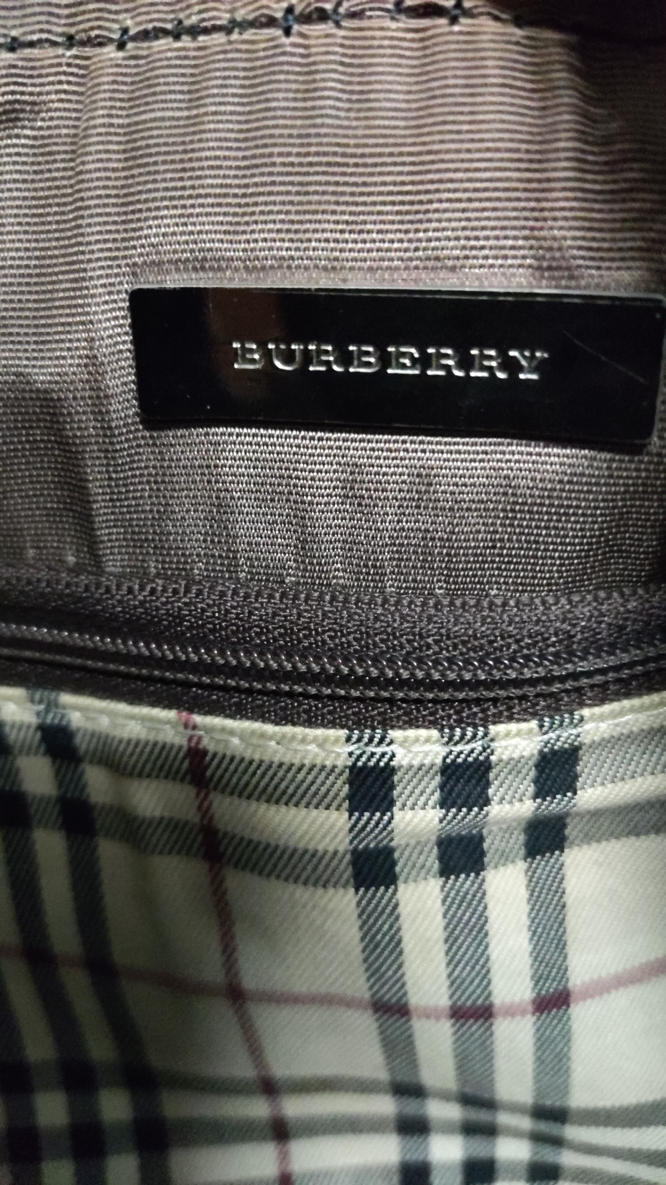 Burberry 🔥OFFER🔥 BURBERRY HANDBAG DARK BROWN LATHER Size ONE SIZE - 5 Thumbnail