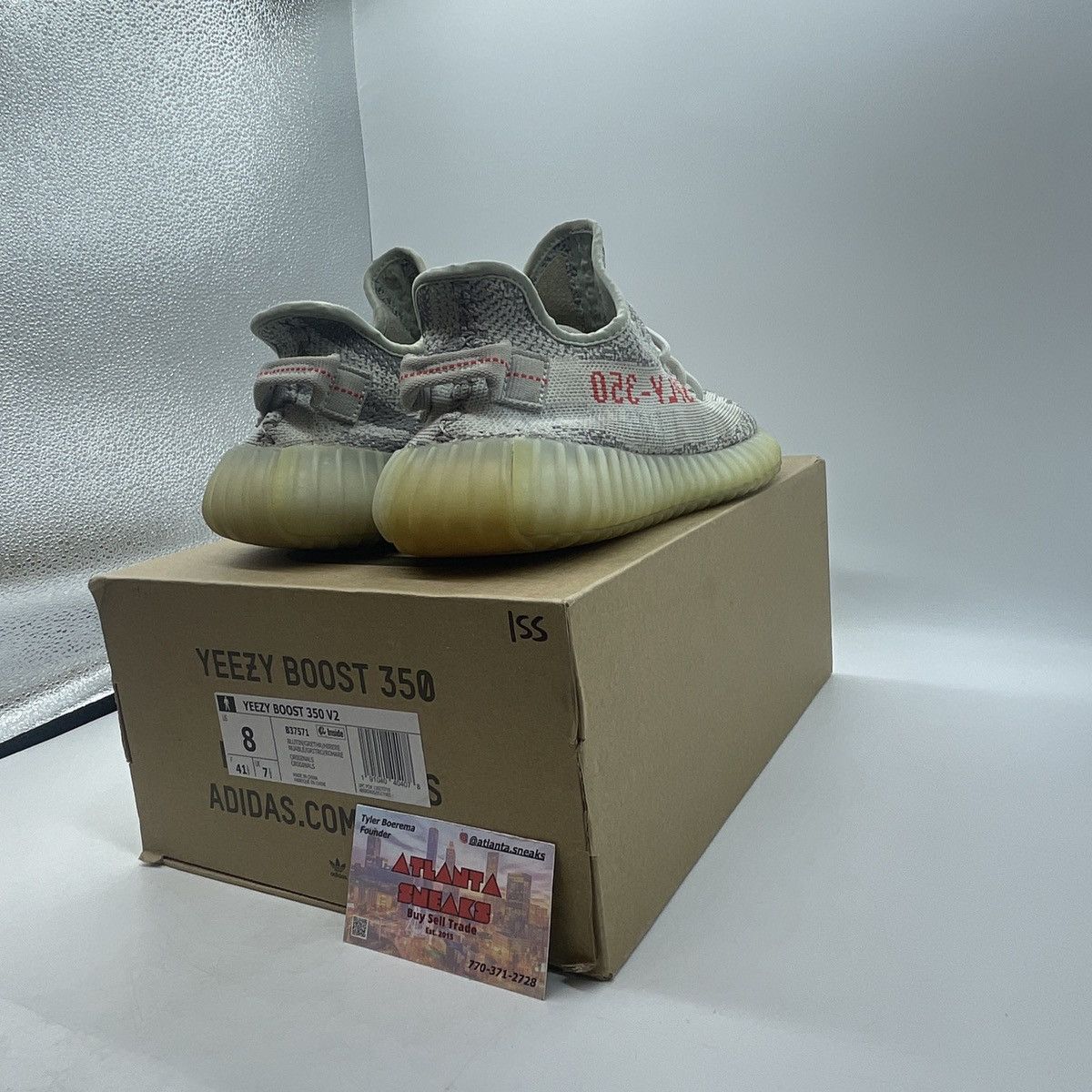 Adidas Yeezy boost 350 blue tint Size US 8 / EU 41 - 5 Thumbnail