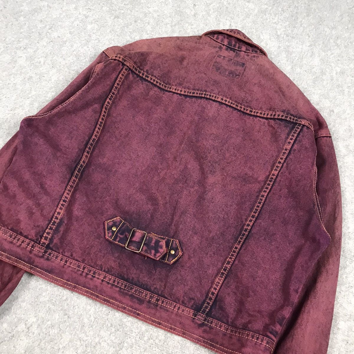 Other CLASSIC WESTERN TRUCKER DENIM FADED JACKET Size US L / EU 52-54 / 3 - 9 Thumbnail