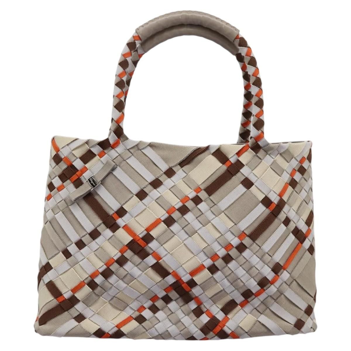 Salvatore Ferragamo Woven Multicolour Canvas Tote Bag (Pre-Owned) Size ONE SIZE - 1 Thumbnail
