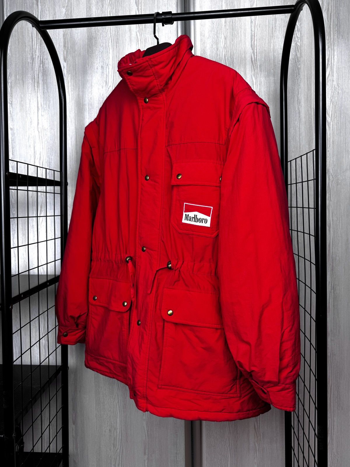 Marlboro Vintage MARLBORO Jacket Full Zip Size XXL logo 2 in 1 Vest Size US XXL / EU 58 / 5 - 6 Thumbnail