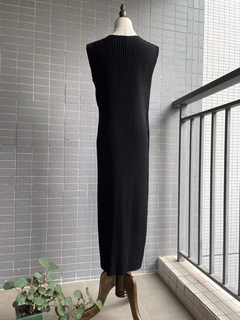 Issey Miyake Issey Miyake size:2 Black pleated long coat Size XS / US 0-2 / IT 36-38 - 7 Thumbnail