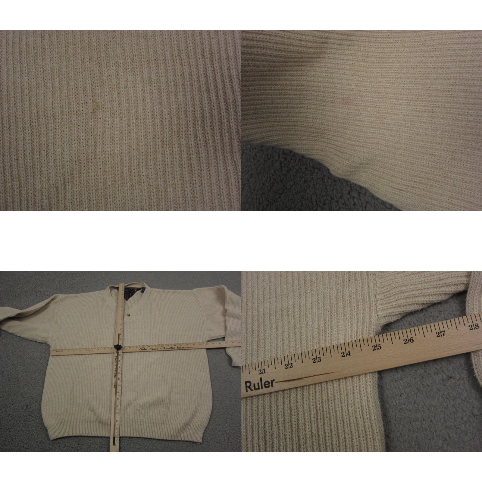 Vintage VINTAGE Siegfried Sweater Mens XLT Henley Brown Cotton Knit 90s Preppy Big & Tall Size US XL / EU 56 / 4 - 8 Thumbnail