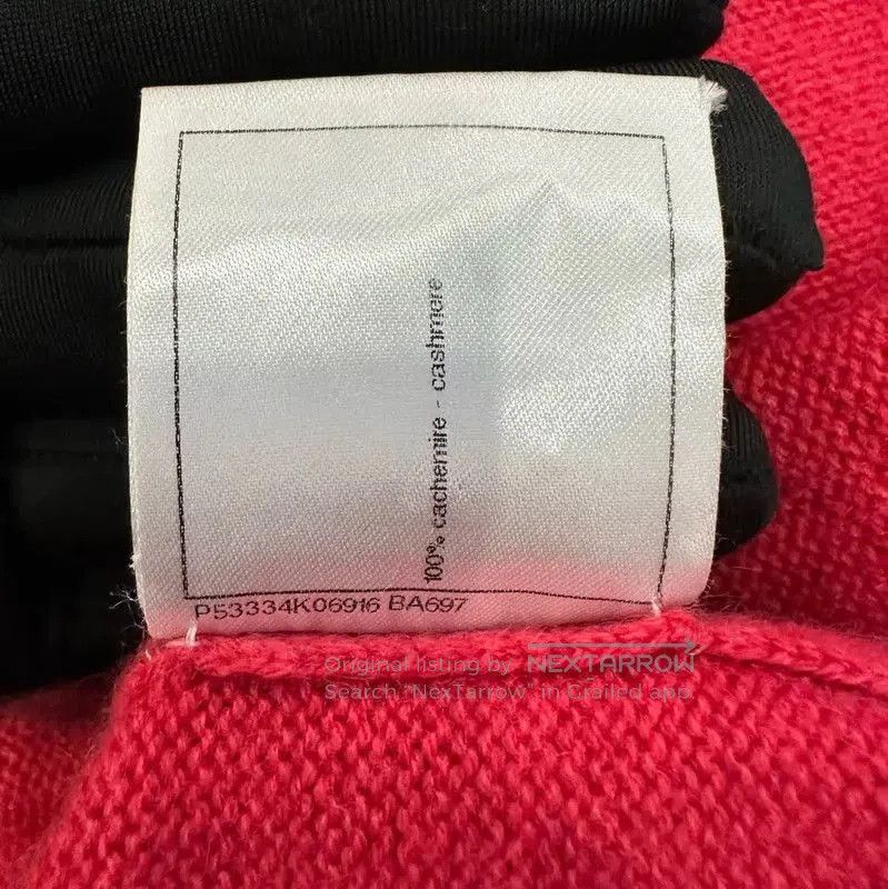 Chanel Chanel Red Wool Cardigan for Women . Size M / US 6-8 / IT 42-44 - 6 Thumbnail