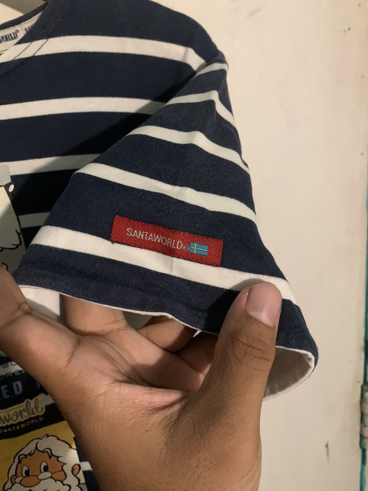 Anime × Vintage Santa word tee Size US M / EU 48-50 / 2 - 7 Thumbnail