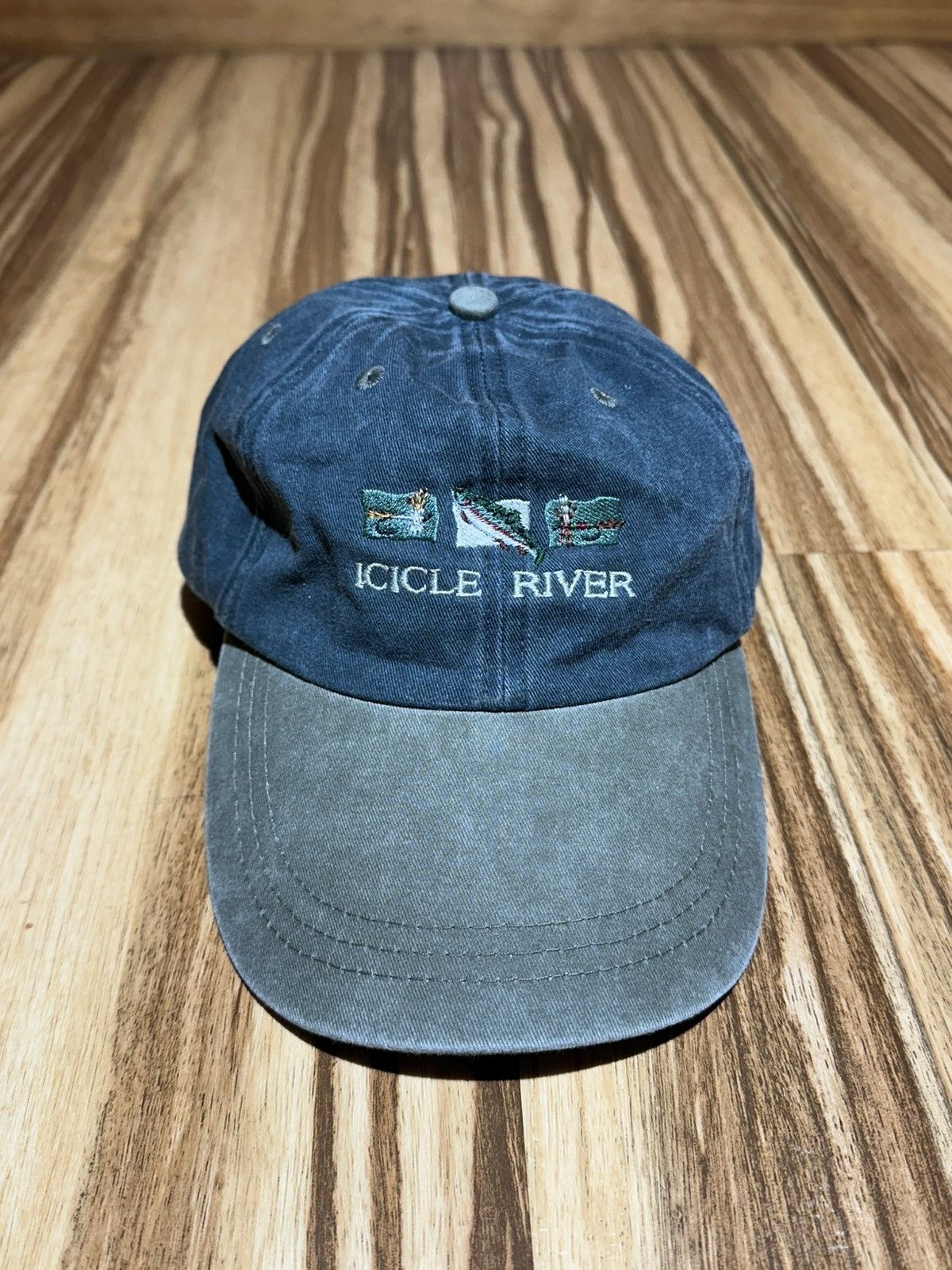 Other Vintage Icicle River Tackle Fish River Blue/Green Cap Size ONE SIZE - 1 Thumbnail