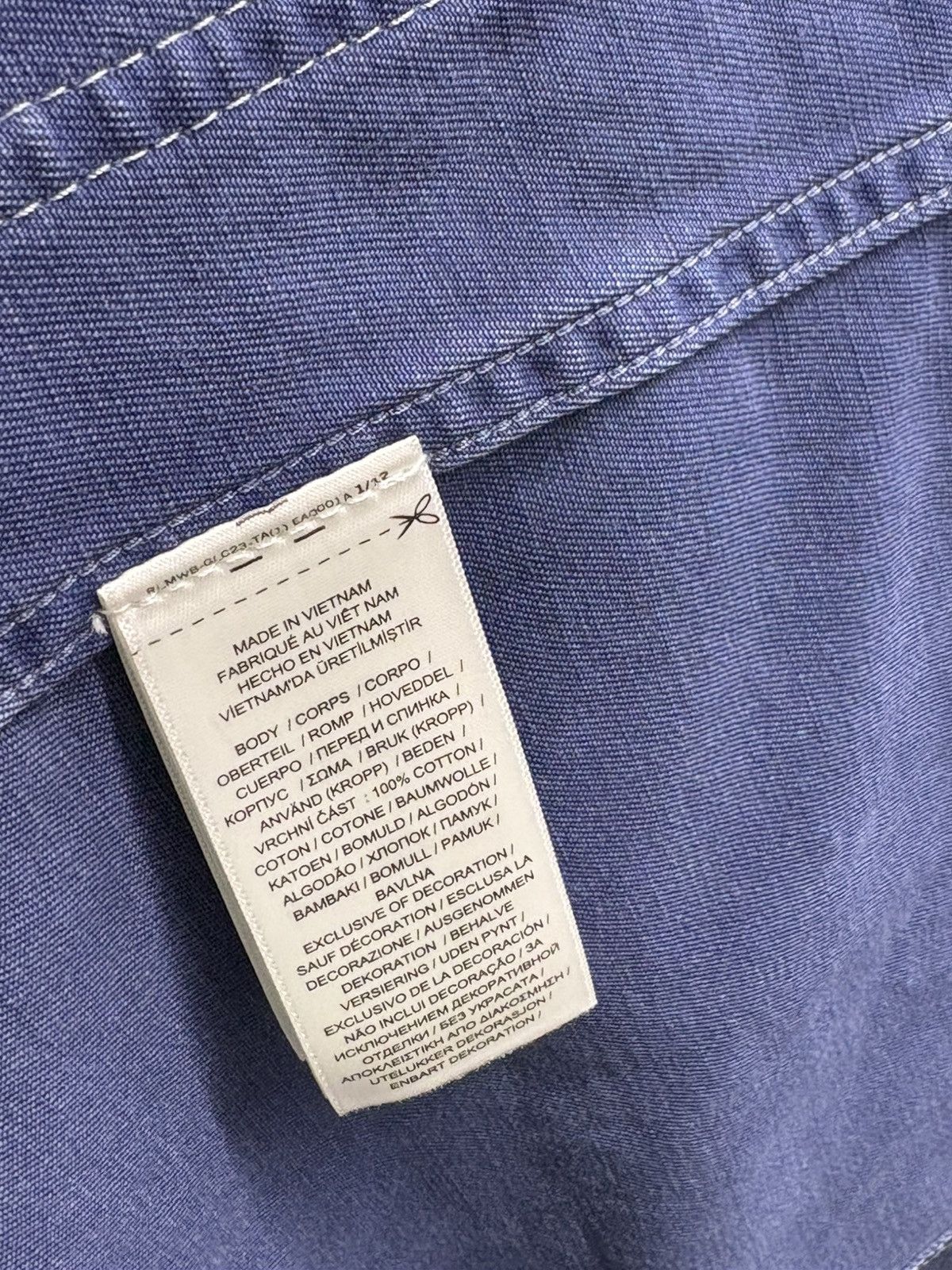 Polo Ralph Lauren Ralph Lauren blue patchwork workwear jacket men XS new Size US XS / EU 42 / 0 - 10 Thumbnail