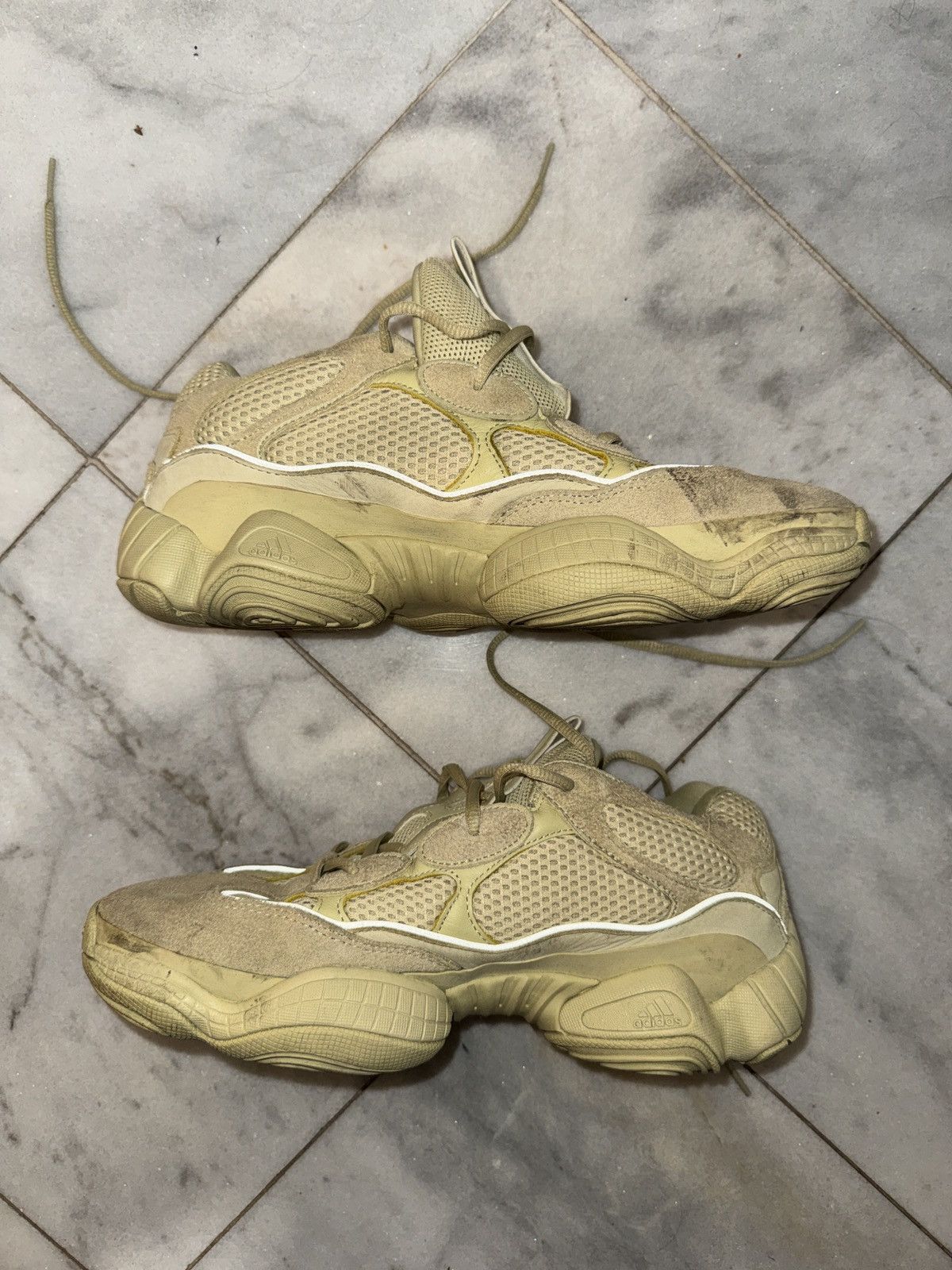 Yeezy Adidas yeezy 500 super moon yellow Size US 10 / EU 43 - 2 Thumbnail