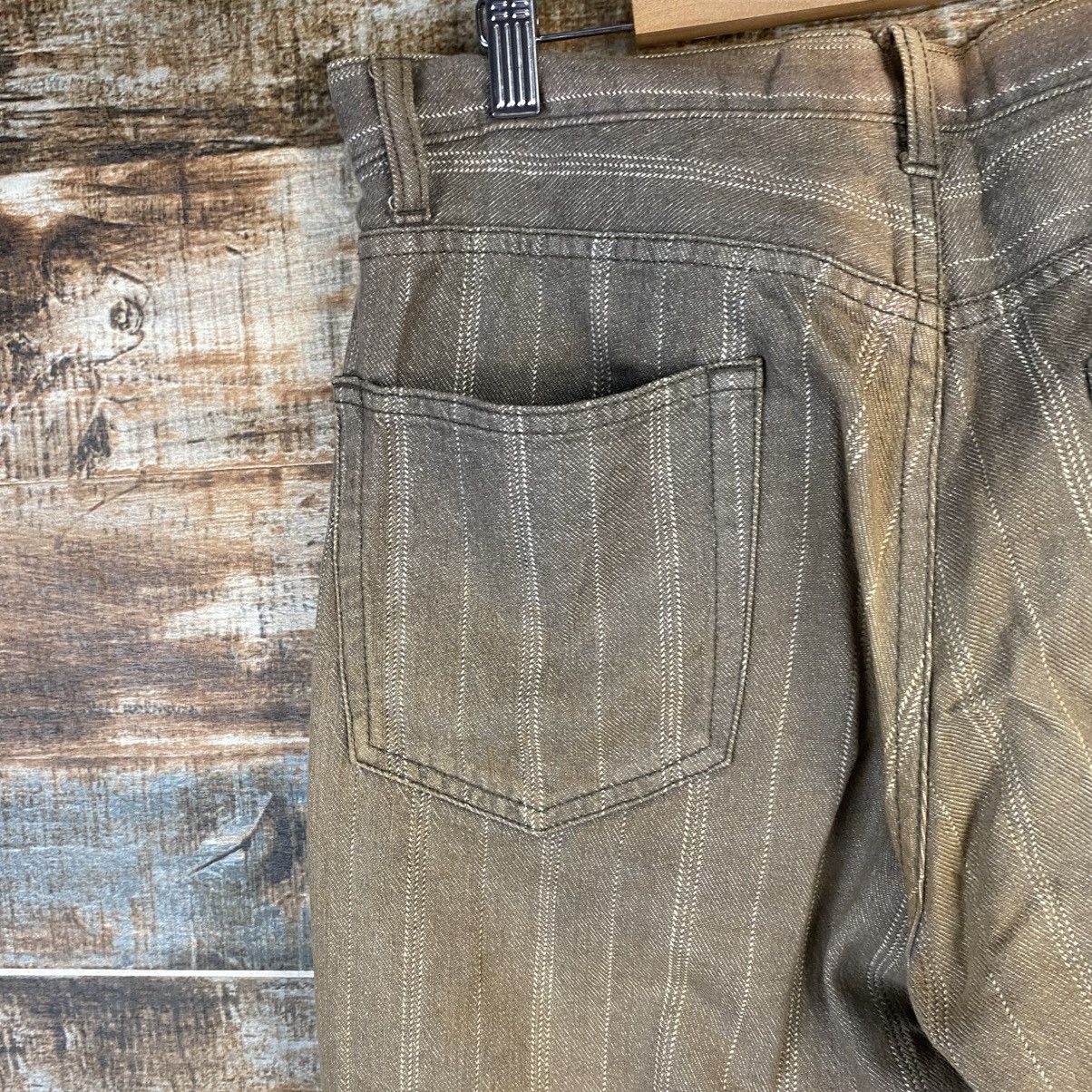Japanese Brand DL Bee Bell Beige stripe cargo Casual Pants #C975 Size US 30 / EU 46 - 17 Thumbnail