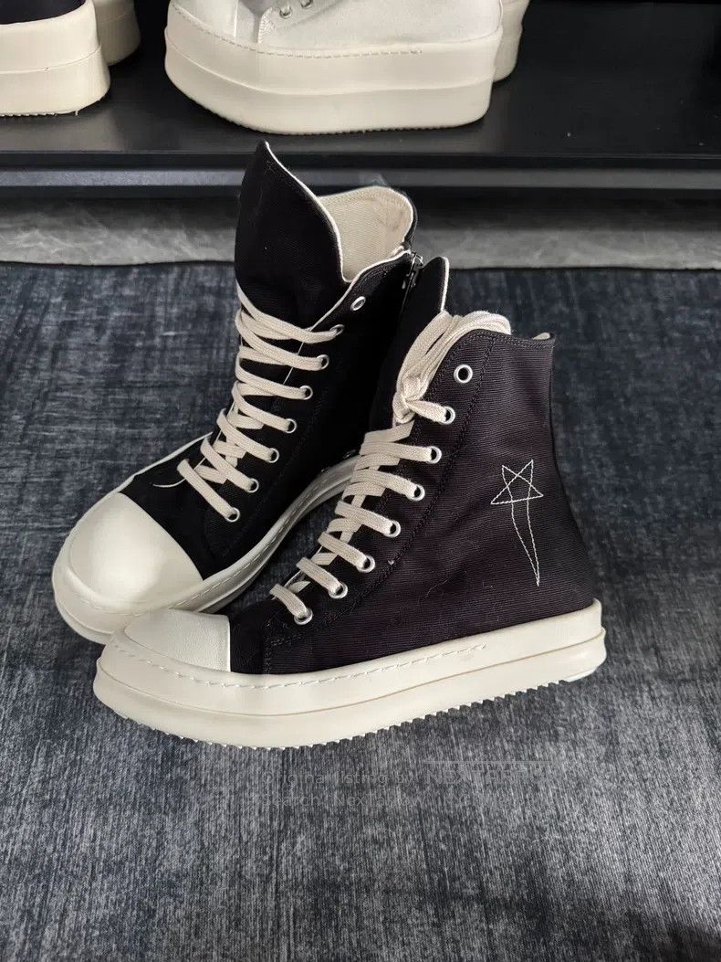 Rick Owens Rick Owens High Top Converse shoes Size US 6.5 / IT 36.5 - 1 Thumbnail