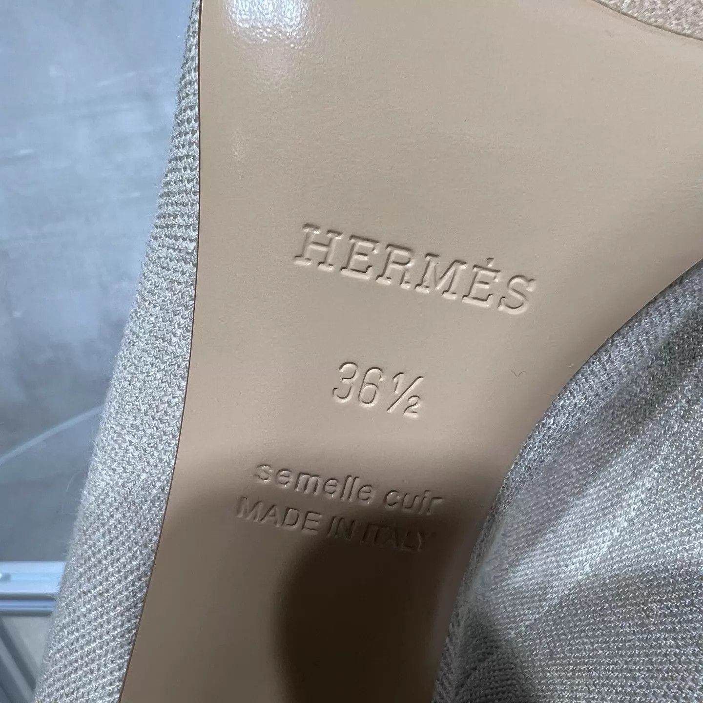 Hermes Hermes Ivory Logo Knit Ankle Boots 36.5 EU Size US 6 / IT 36 - 8 Thumbnail