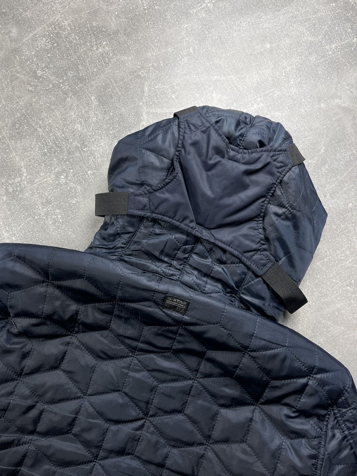 G-Star G Star RAW Quilted Straps Hooded Patches Jacket Padded Size US XL / EU 56 / 4 - 10 Thumbnail