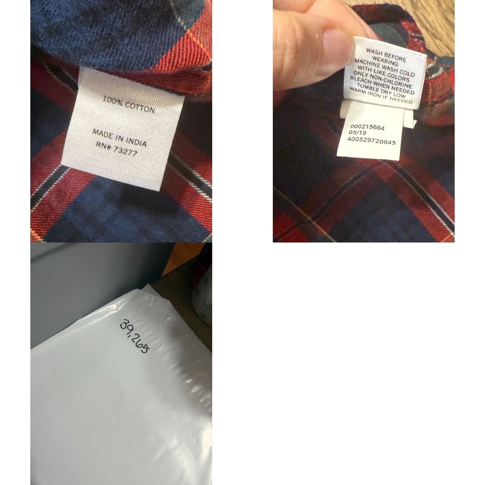 Vintage SO Shirt Women's Small Blue Green Red Plaid Long Sleeve Button Up Cozy Vintage: No Size S / US 4 / IT 40 - 8 Thumbnail