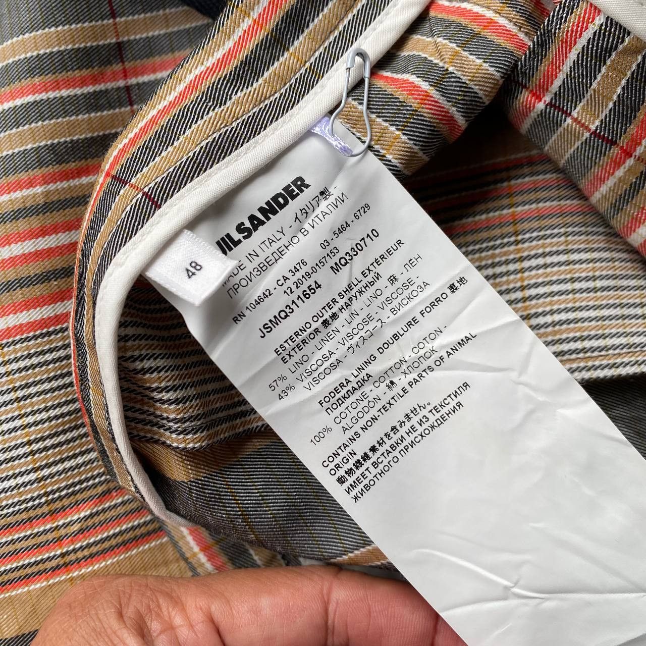 Jil Sander SS19 Jil Sander Rainbow Striped Minimalist Linen&Viscose Size US 36 / EU 52 - 9 Thumbnail