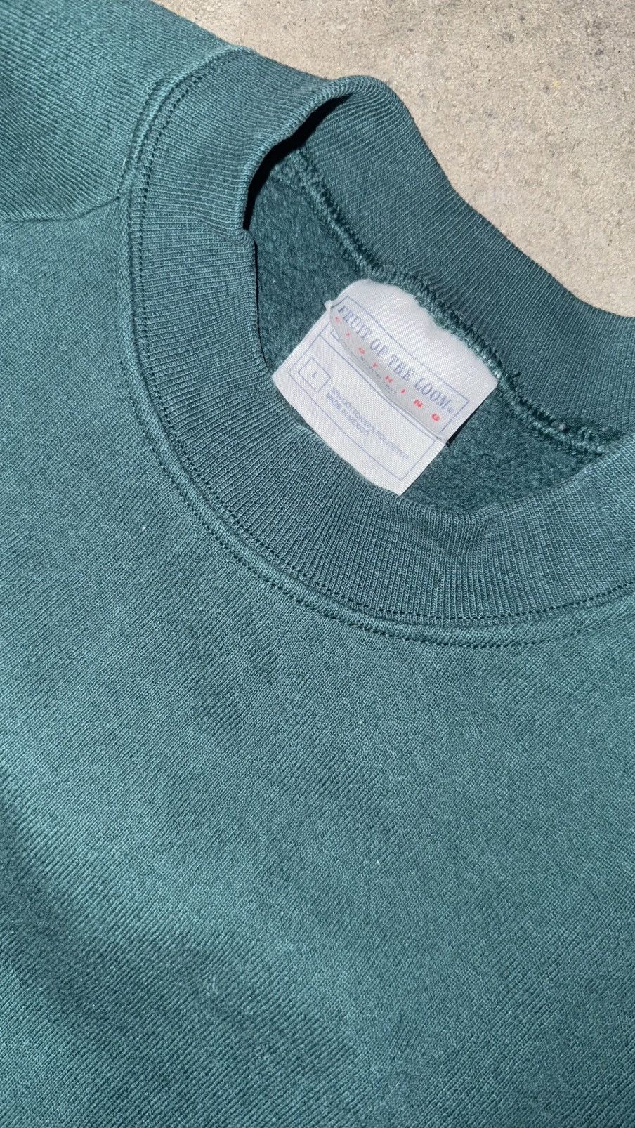 Fruit Of The Loom 90s Fruit of the Loom Dark Green crewneck Size US L / EU 52-54 / 3 - 2 Thumbnail