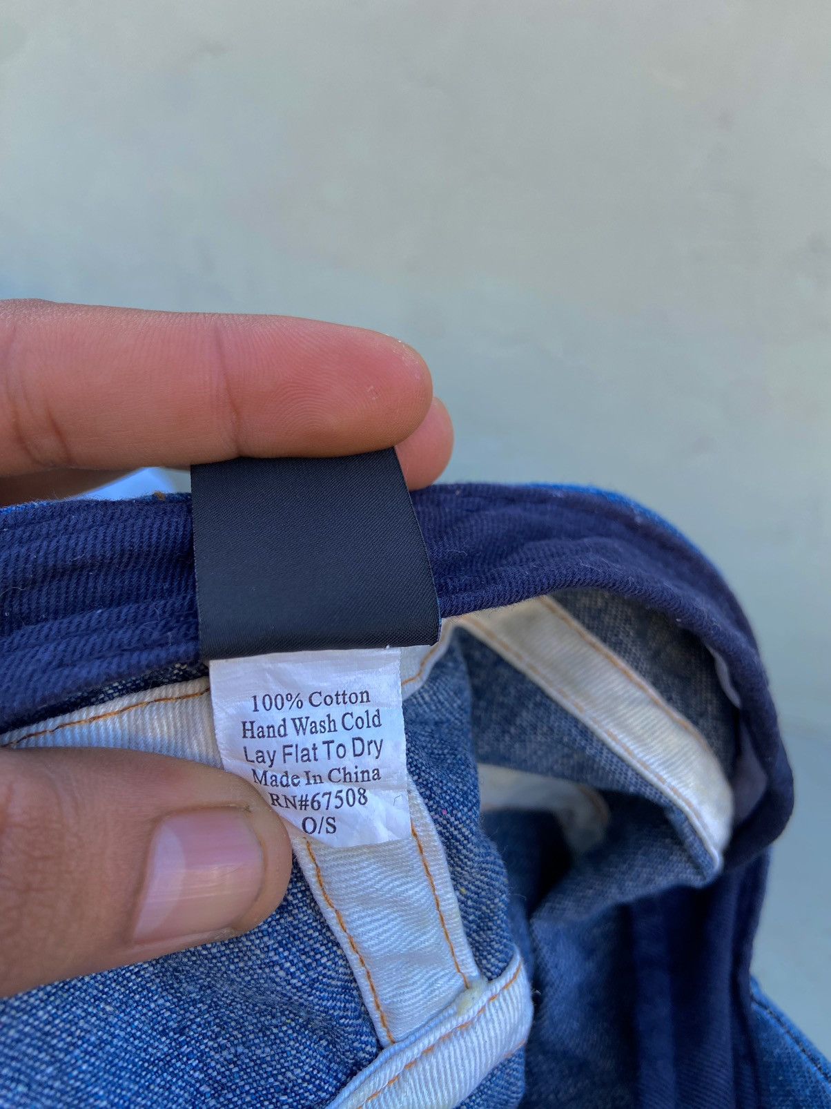 If Six Was Nine 2000s Made ob me pocket denim patrol hat Size ONE SIZE - 10 Thumbnail