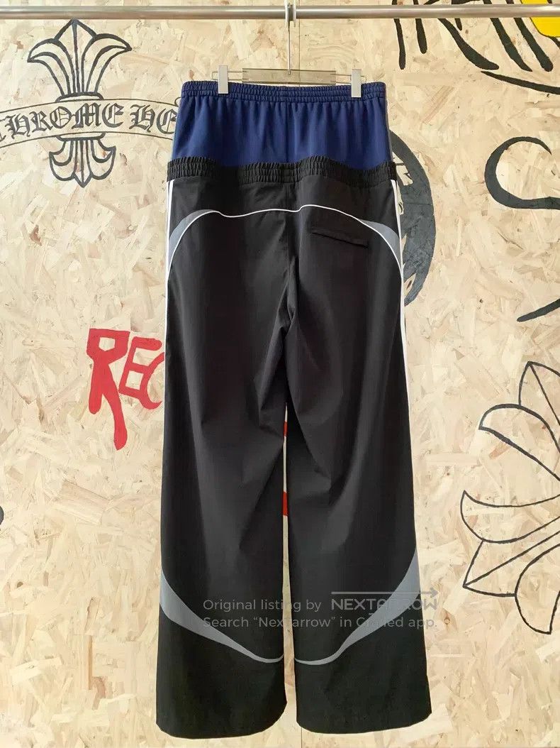 Balenciaga Balenciaga size XL Black and Blue Colorblock Sport Pants Size US 27 - 7 Thumbnail